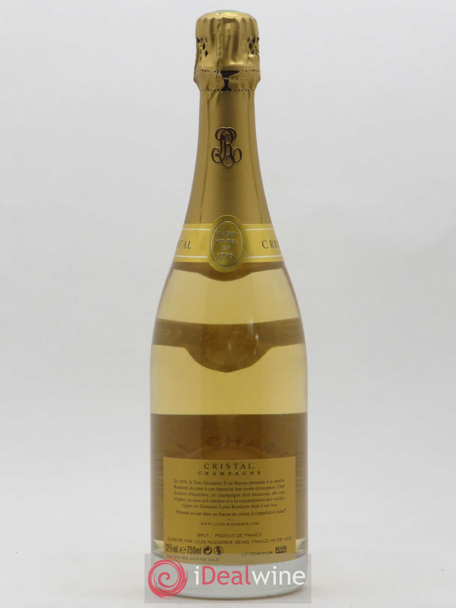 Cristal Louis Roederer 2009 - Lot de 1 bouteille - 1