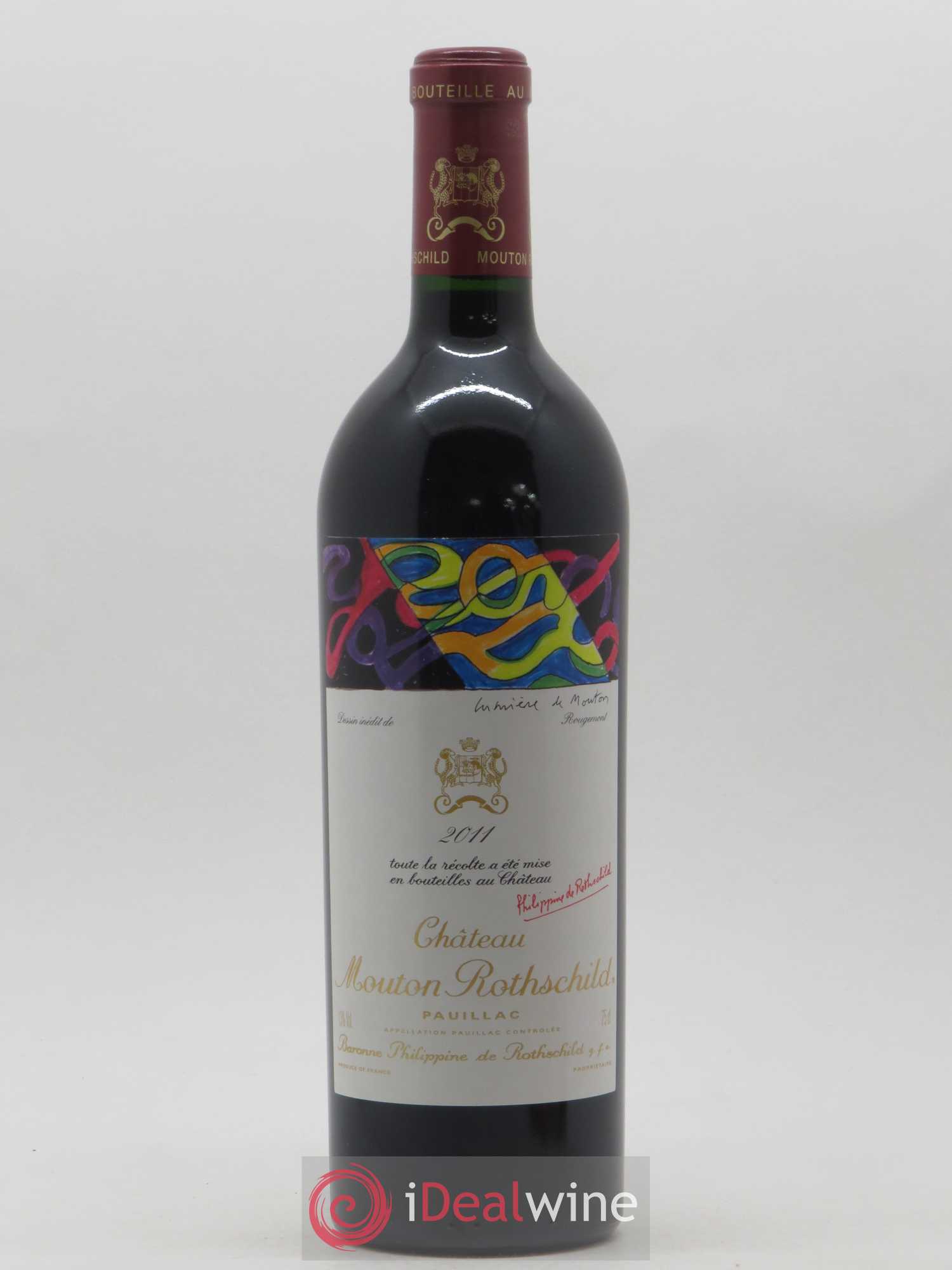Château Mouton Rothschild 1er Grand Cru Classé 2011 - Lot de 1 bouteille - 0