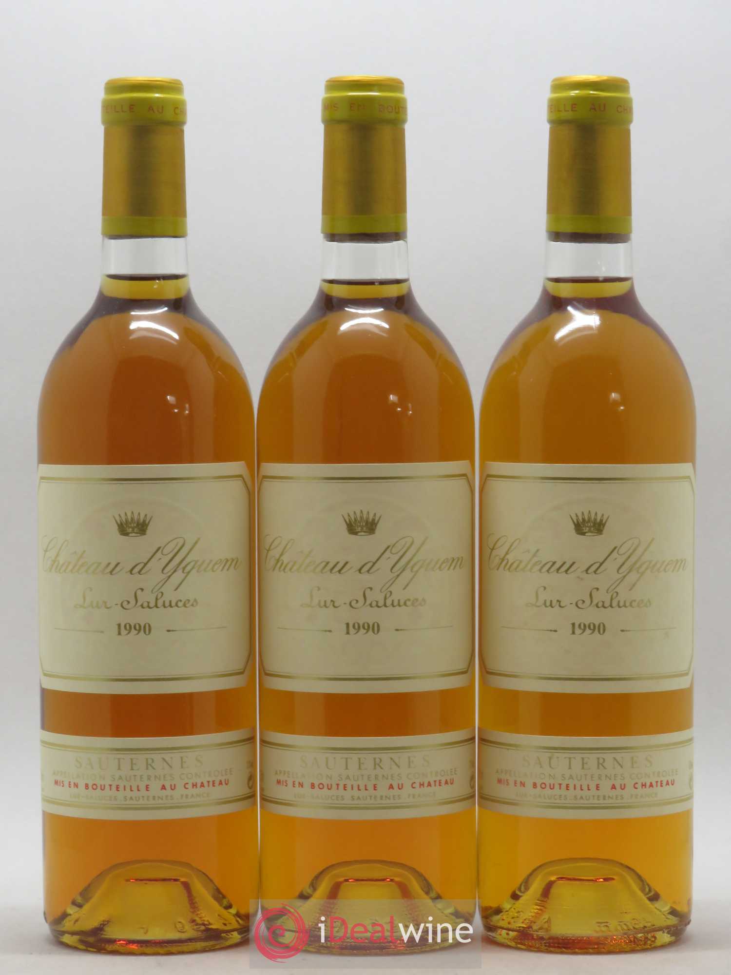 Château d' Yquem 1er Cru Classé Supérieur 1990 - Lotto di 12 bottiglie - 3