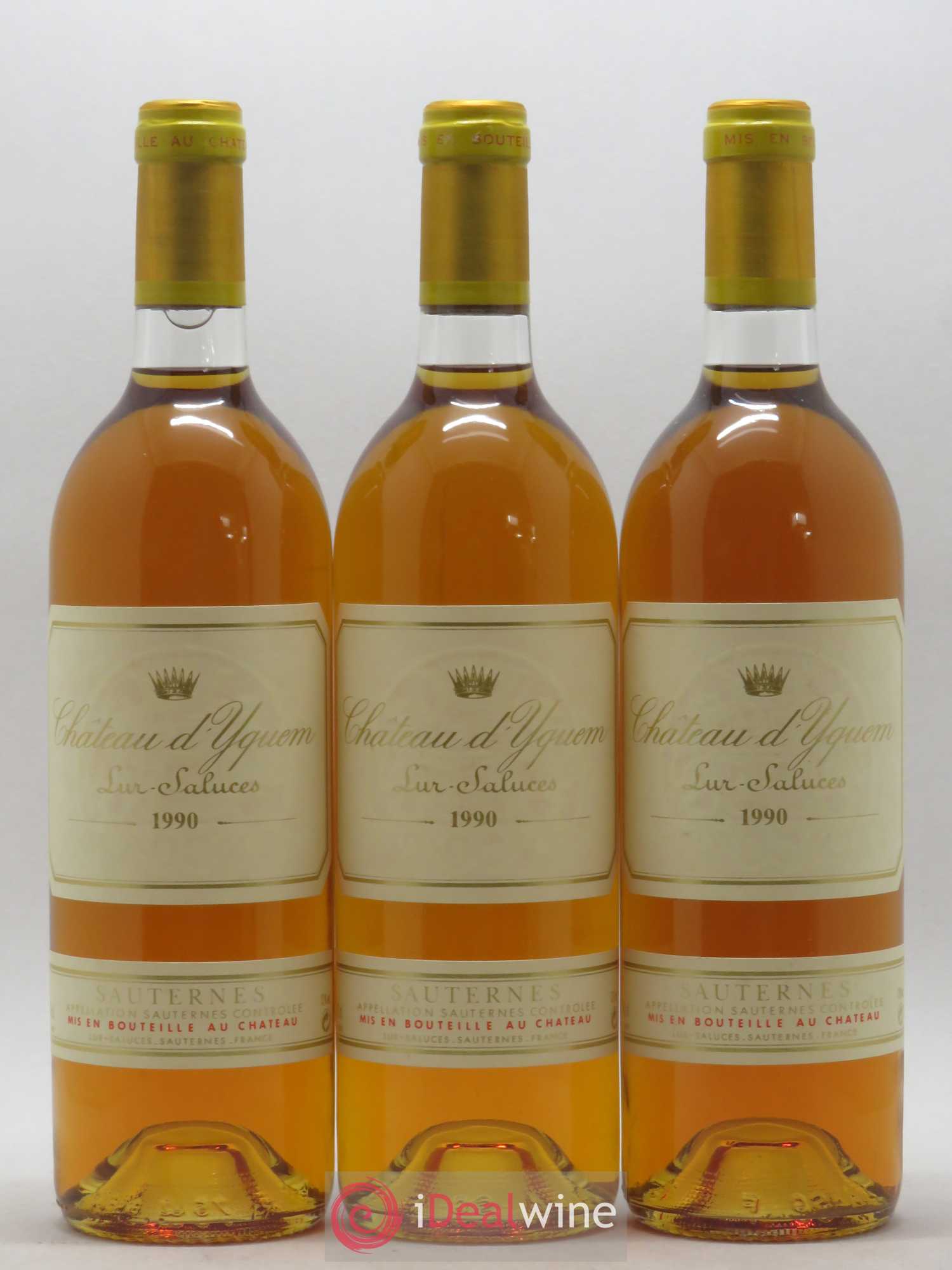 Château d' Yquem 1er Cru Classé Supérieur 1990 - Lotto di 12 bottiglie - 4