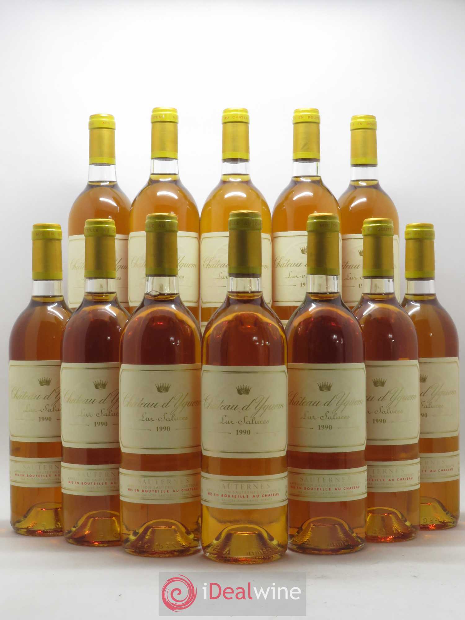 Château d' Yquem 1er Cru Classé Supérieur 1990 - Lotto di 12 bottiglie - 0