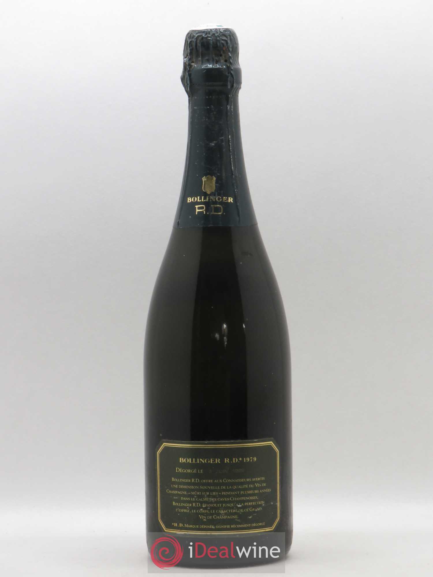 R.D. Extra-Brut Bollinger 1979 - Lot de 1 bouteille - 1