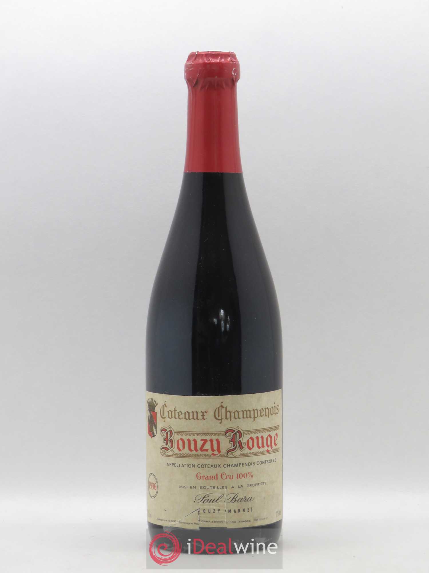 Coteaux Champenois Bouzy - Paul Bara 1996 - Lot de 1 bouteille - 0