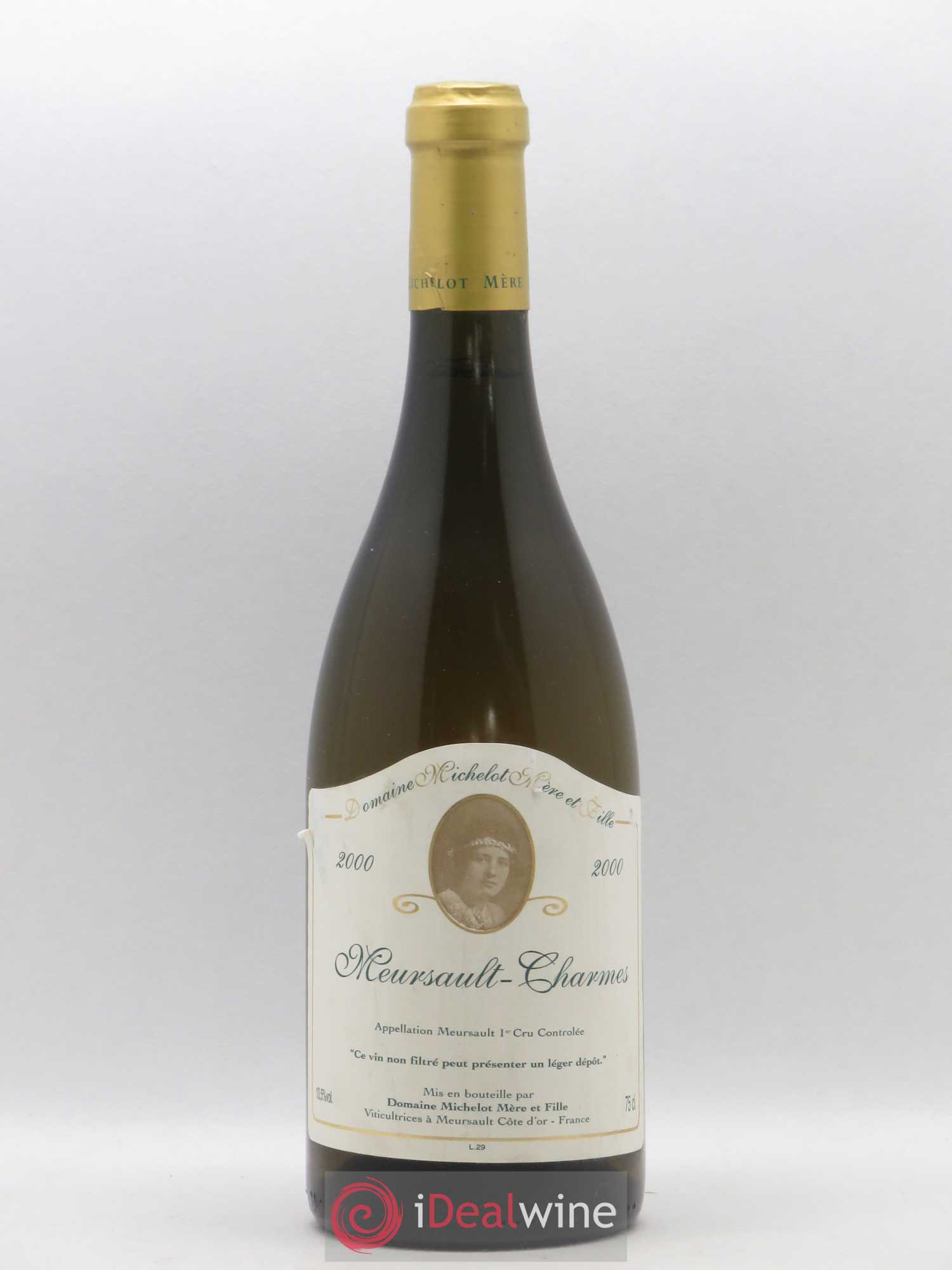 Meursault 1er Cru Charmes Domaine Michelot Mère et fille 2000 - Posten von 1 Flasche - 0