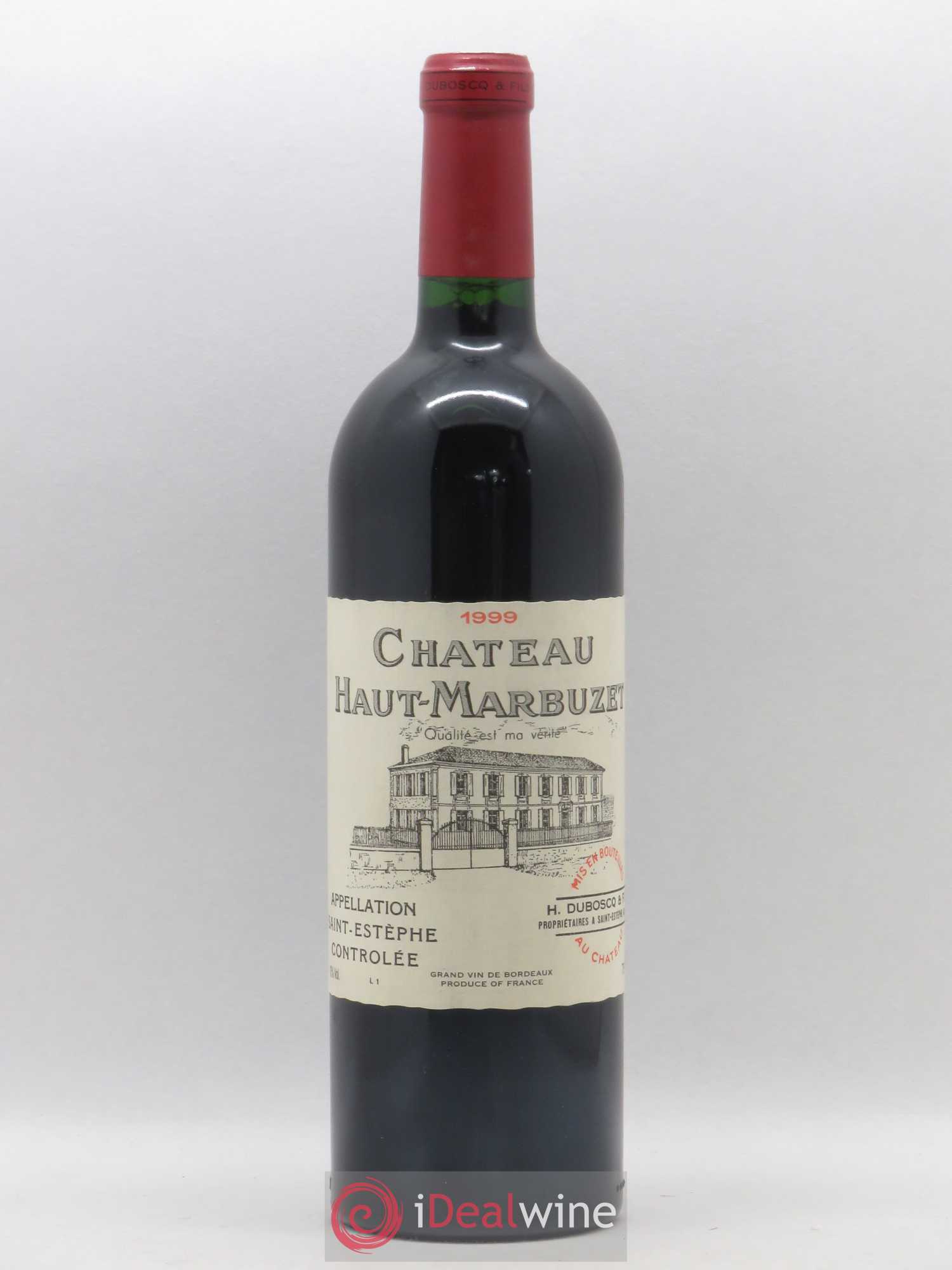 Château Haut Marbuzet 1999 - Lot de 1 bouteille - 0