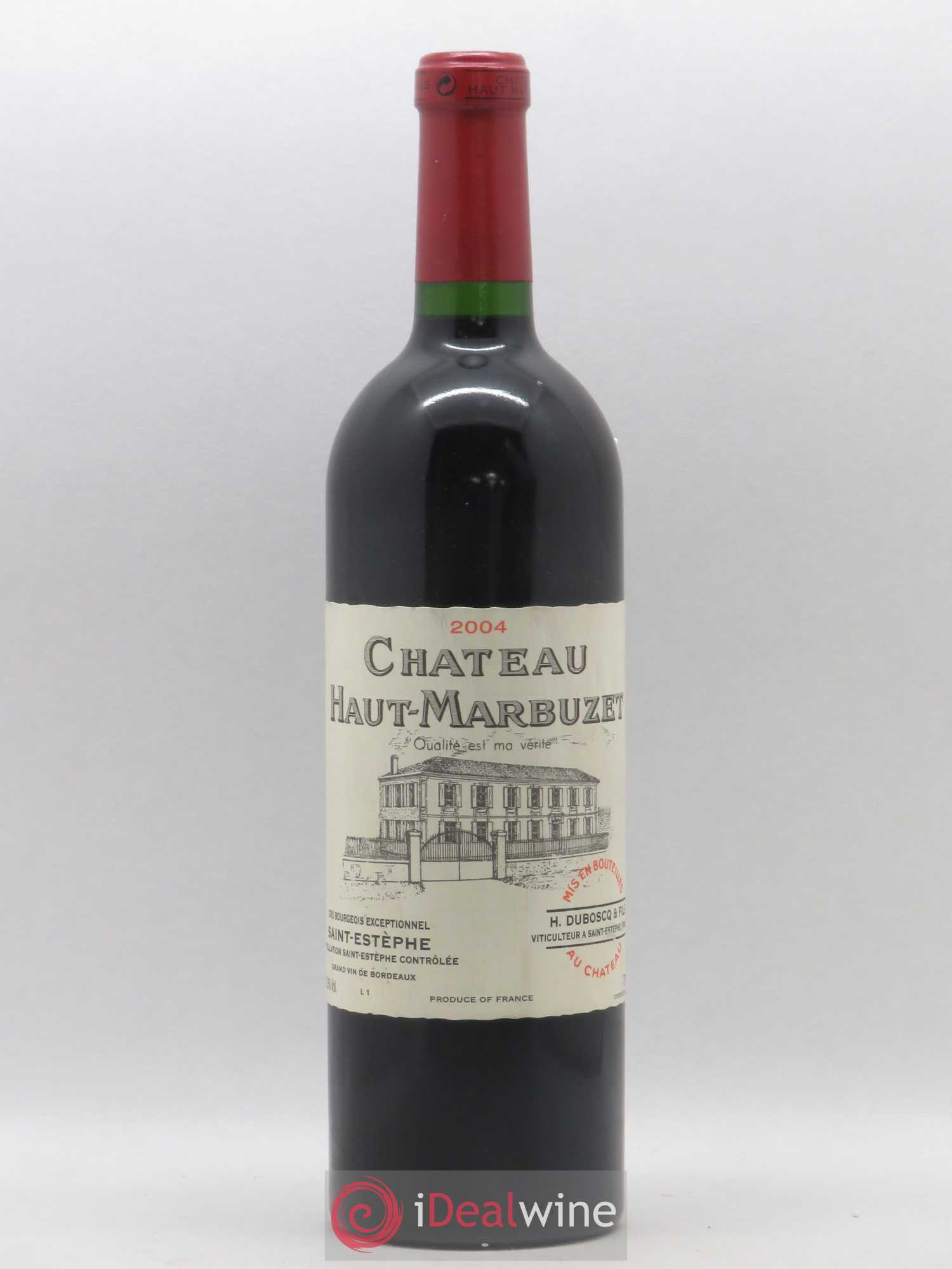 Château Haut Marbuzet 2004 - Lot de 1 bouteille - 0