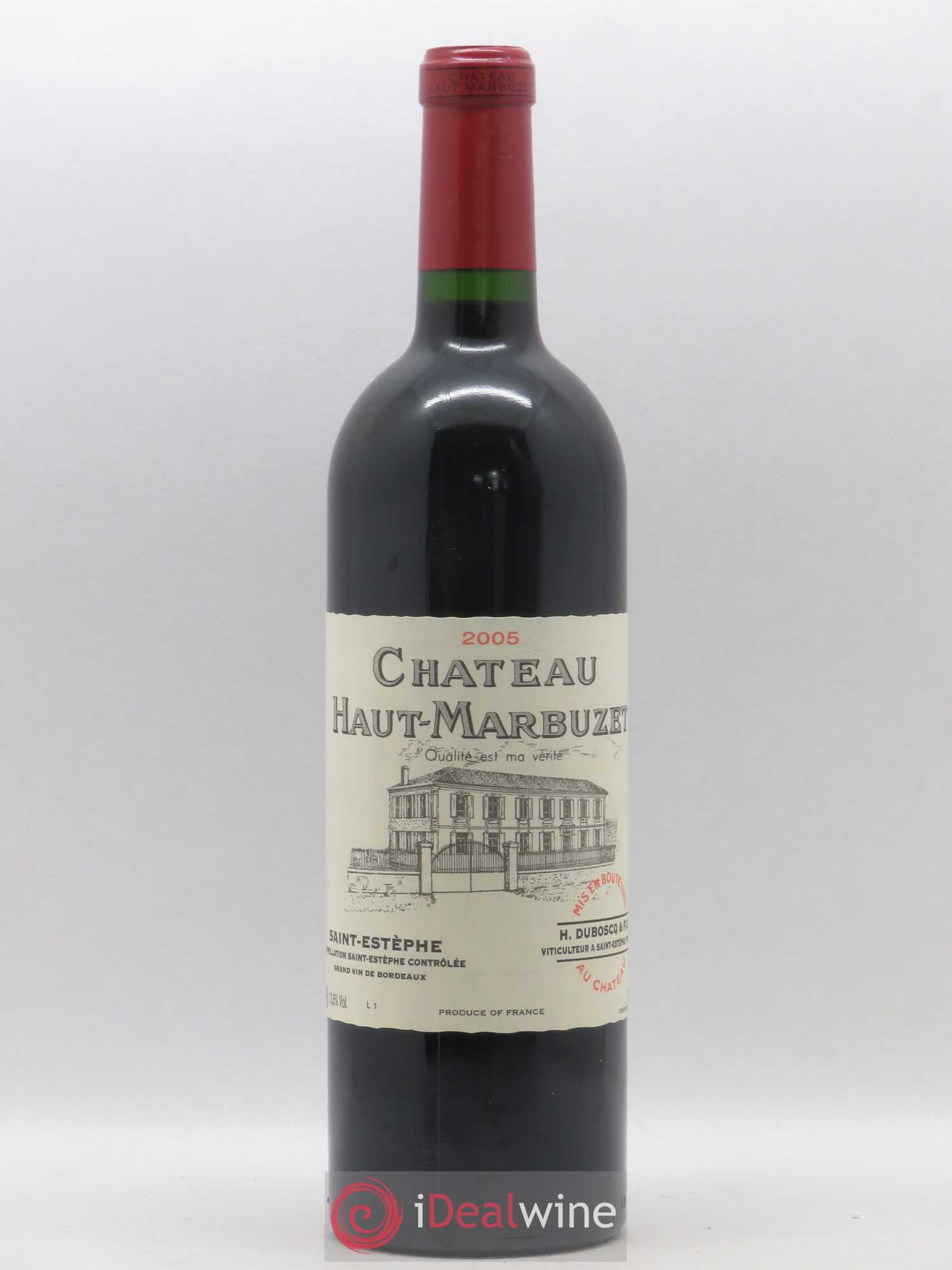 Château Haut Marbuzet 2005 - Lot de 1 bouteille - 0