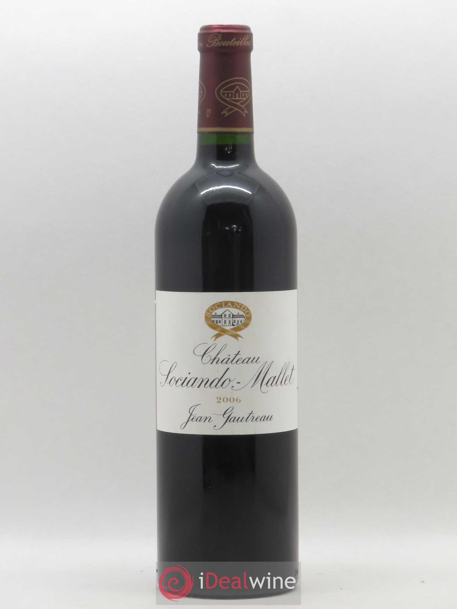 Château Sociando Mallet 2006 - Lot de 1 bouteille - 0