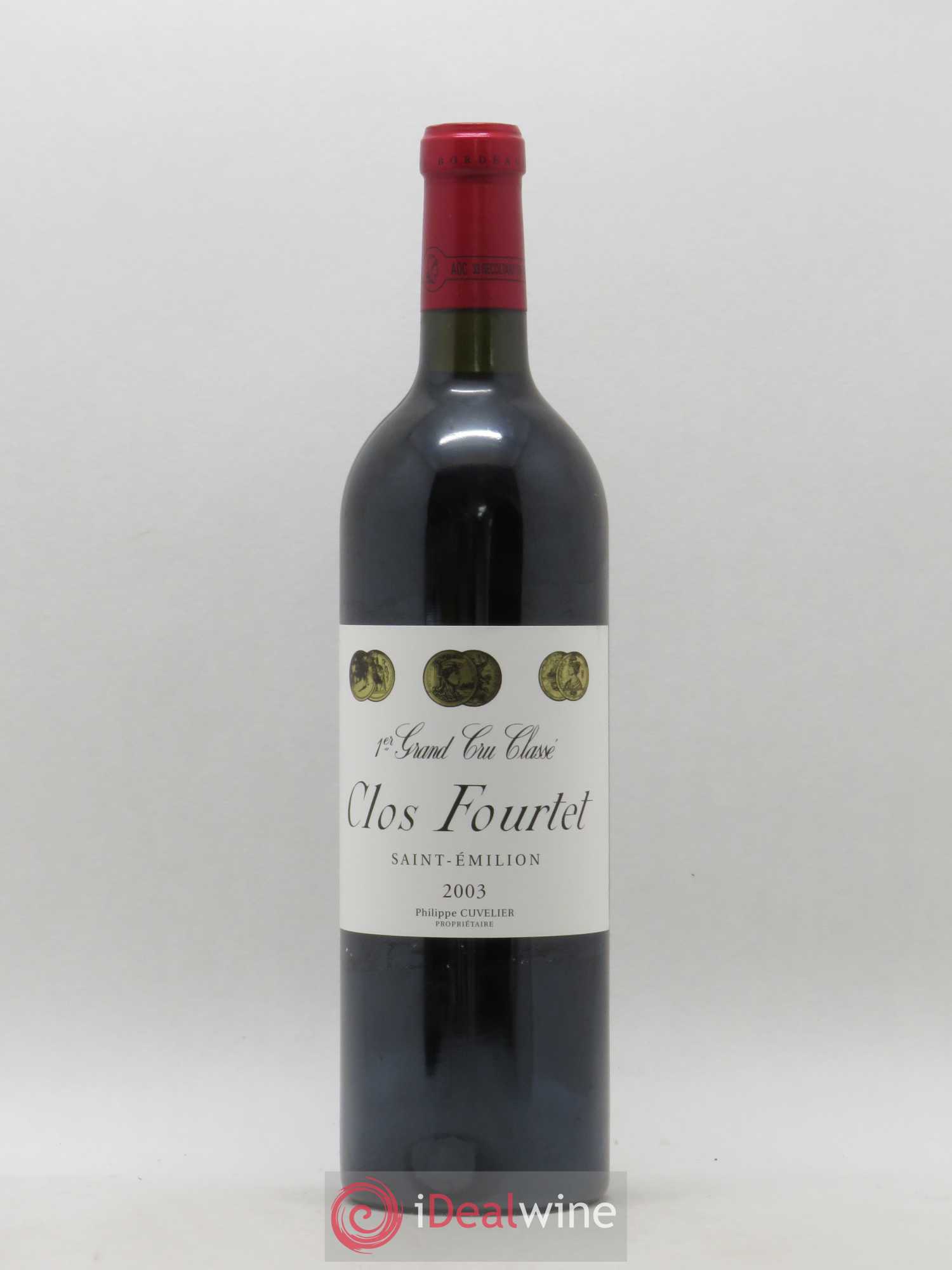 Clos Fourtet 1er Grand Cru Classé B 2003 - Lot de 1 bouteille - 0
