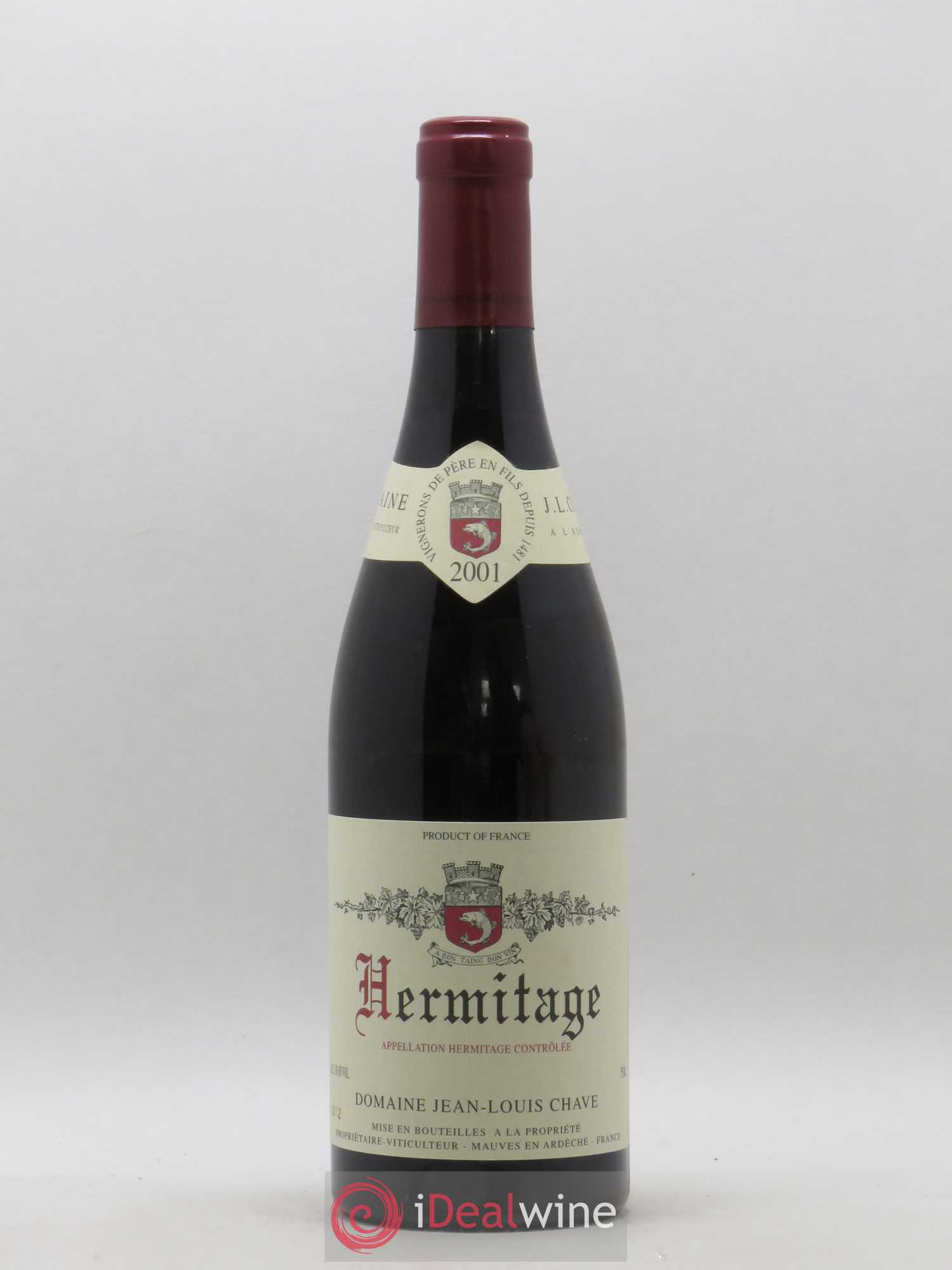 Hermitage Jean-Louis Chave 2001 - Lot de 1 bouteille - 0