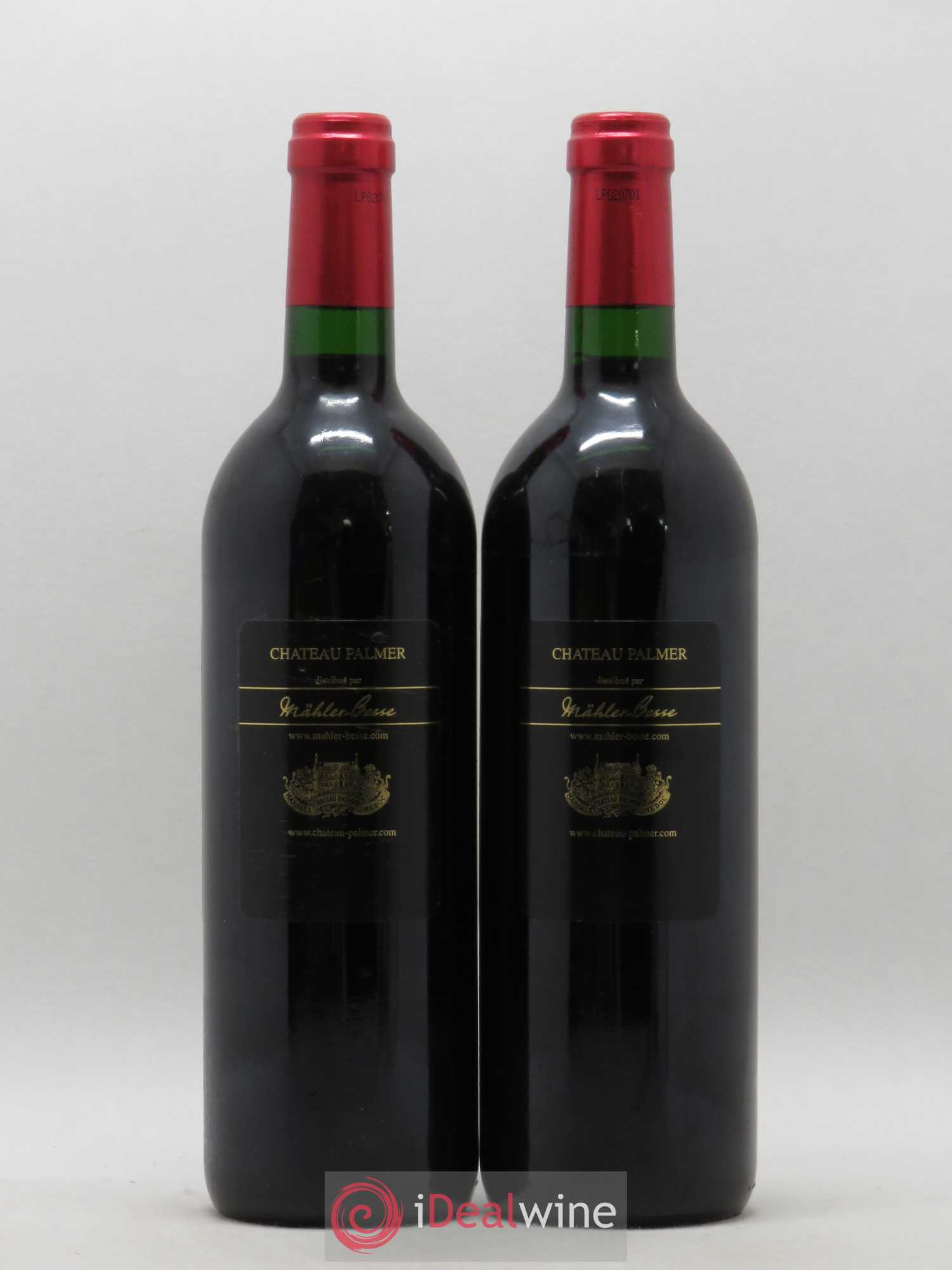 Château Palmer 3ème Grand Cru Classé 2002 - Lot de 2 bouteilles - 1