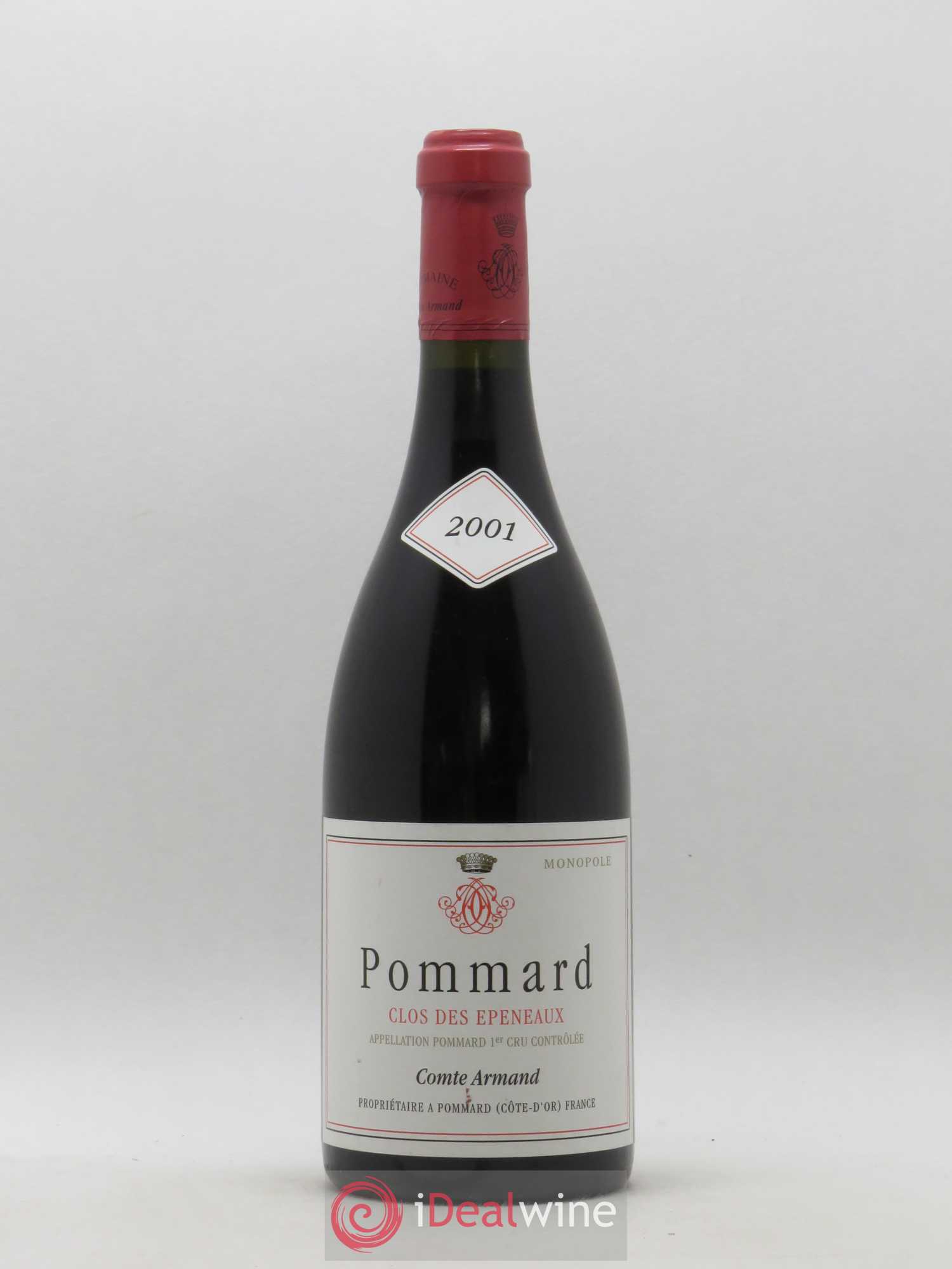 Pommard 1er Cru Clos des Epeneaux Comte Armand 2001 - Lot de 1 bouteille - 0