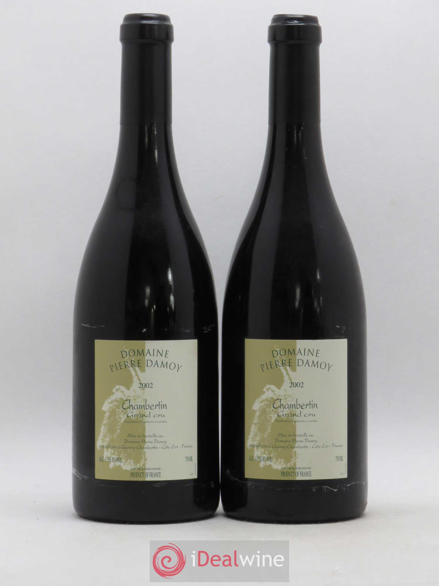 Chambertin Grand Cru Pierre Damoy 2002 - Lot de 2 bouteilles - 0