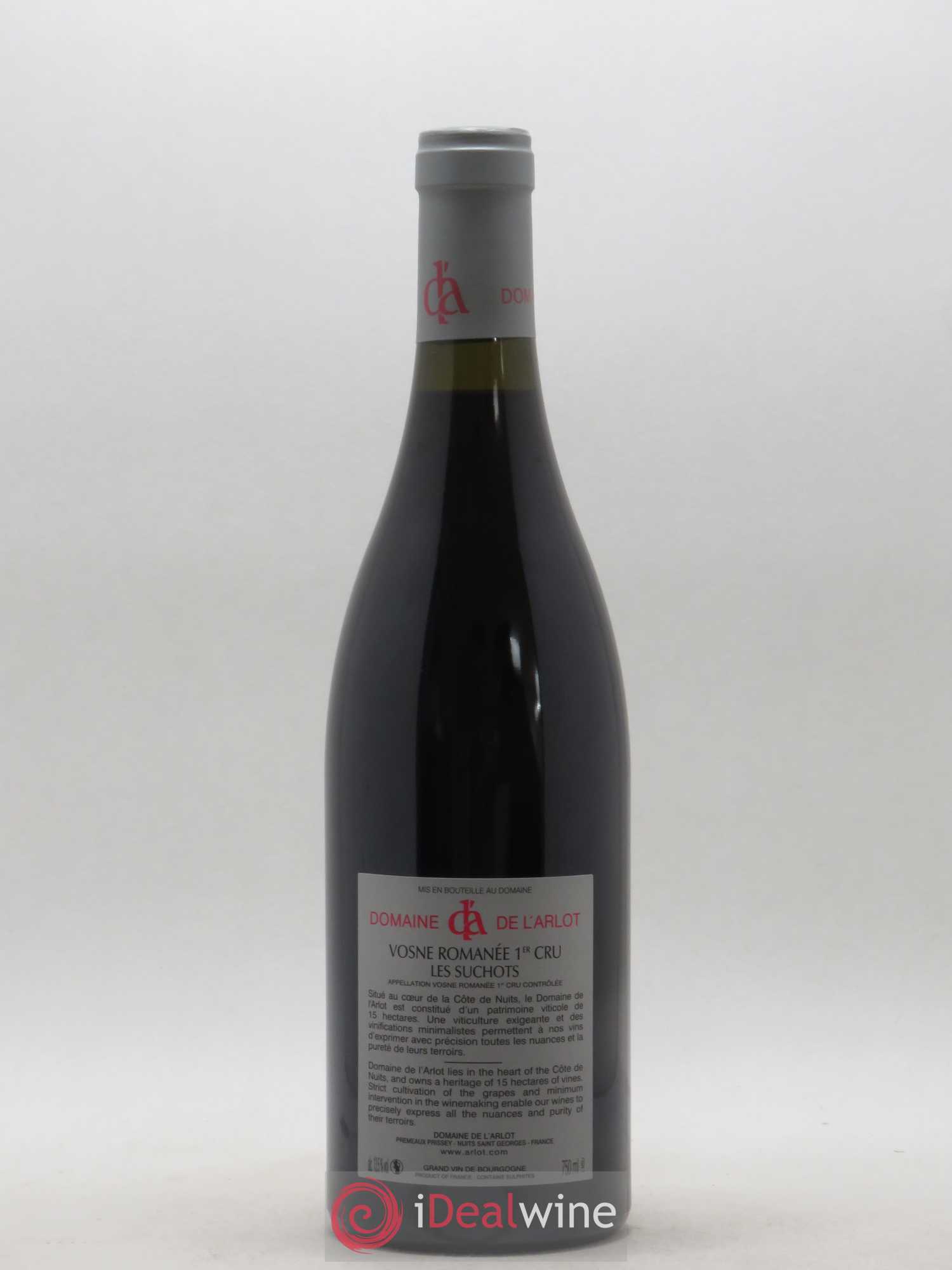 Vosne-Romanée 1er Cru Les Suchots Domaine de l'Arlot 2015 - Lot de 1 bouteille - 1