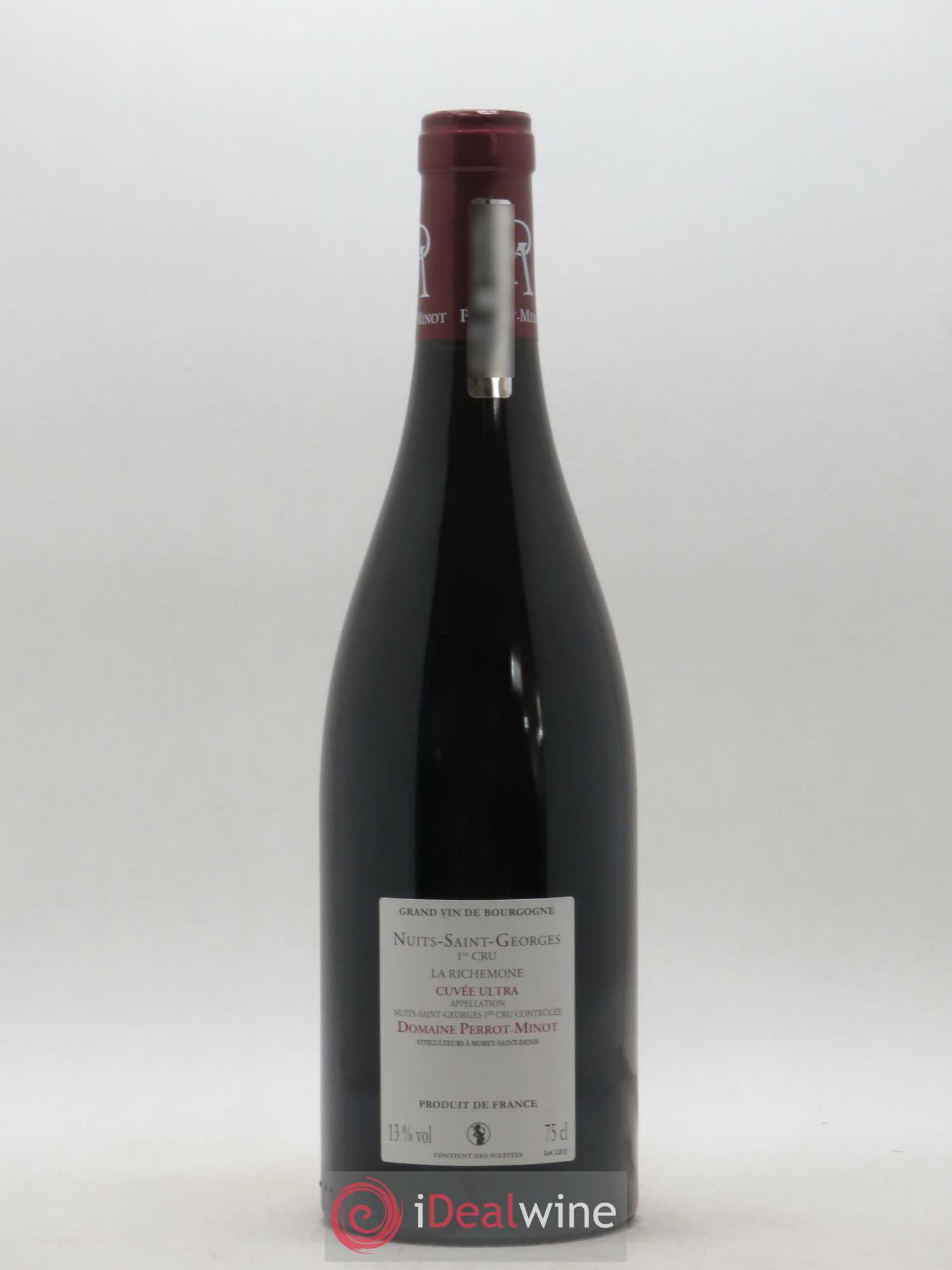 Nuits-Saint-Georges 1er Cru La Richemone Cuvée Ultra Vieilles Vignes Perrot-Minot 2015 - Lot de 1 bouteille - 1