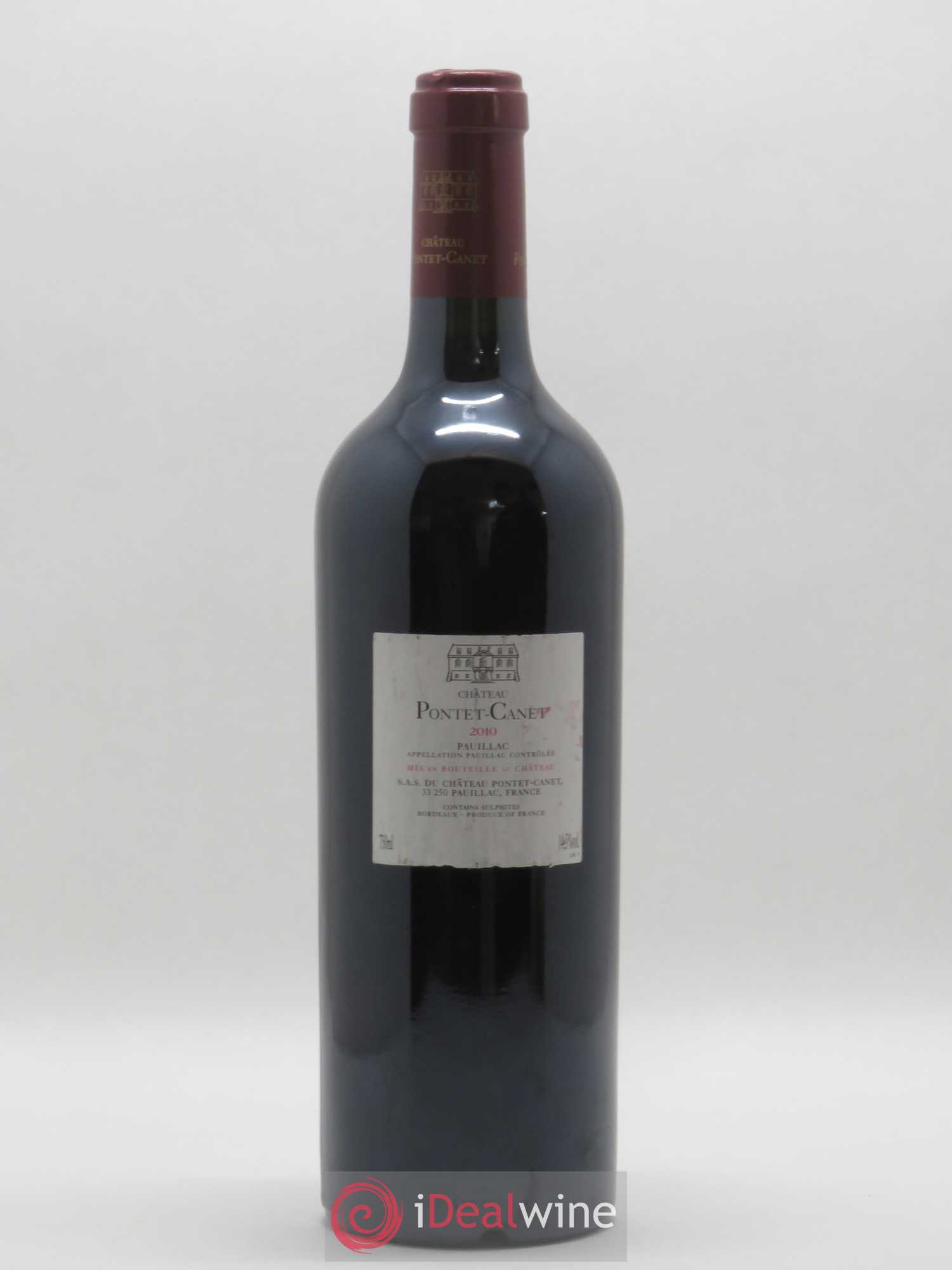 Château Pontet Canet 5ème Grand Cru Classé 2010 - Lot de 1 bouteille - 1