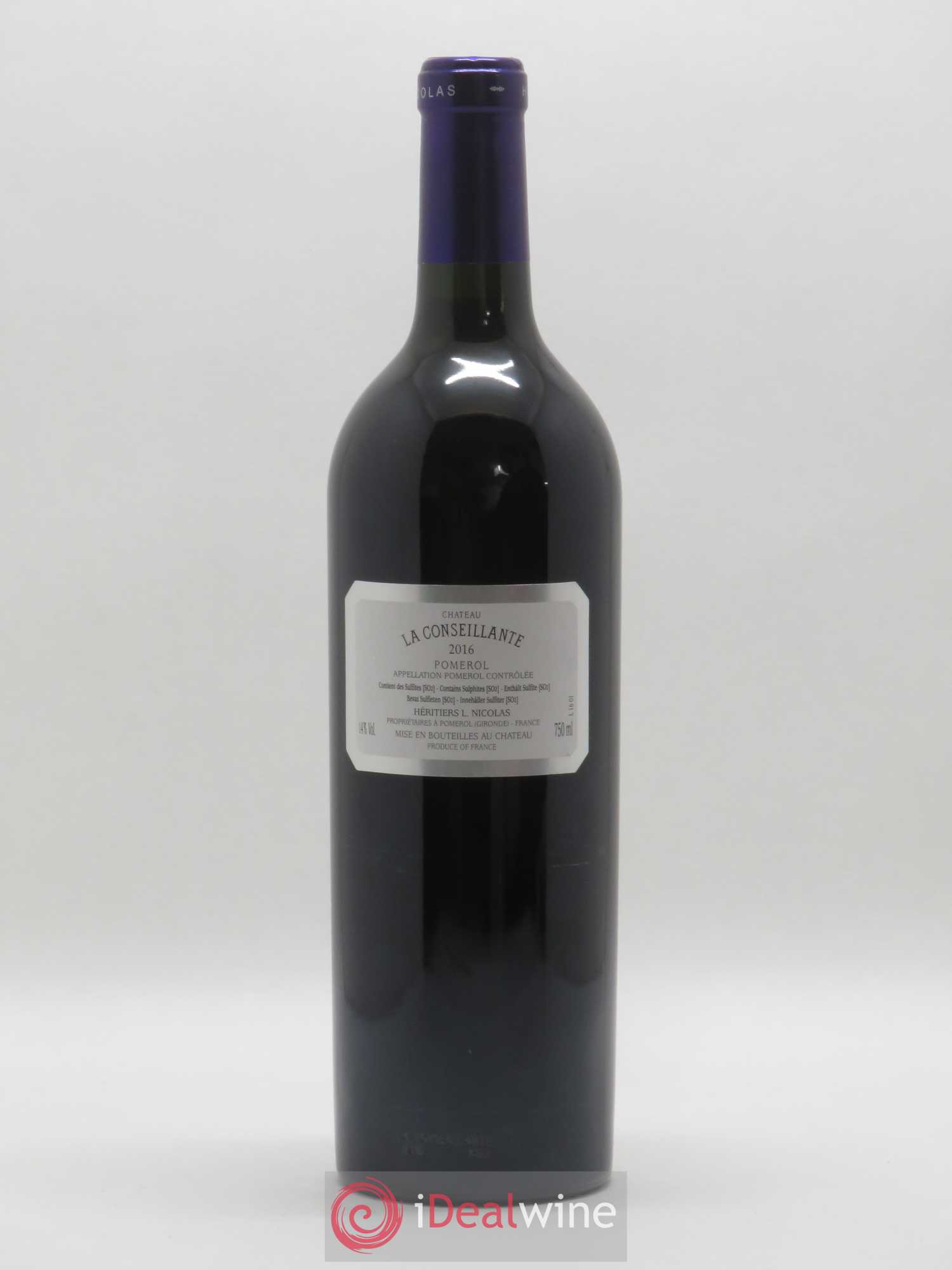 Château la Conseillante 2016 - Lot de 1 bouteille - 1