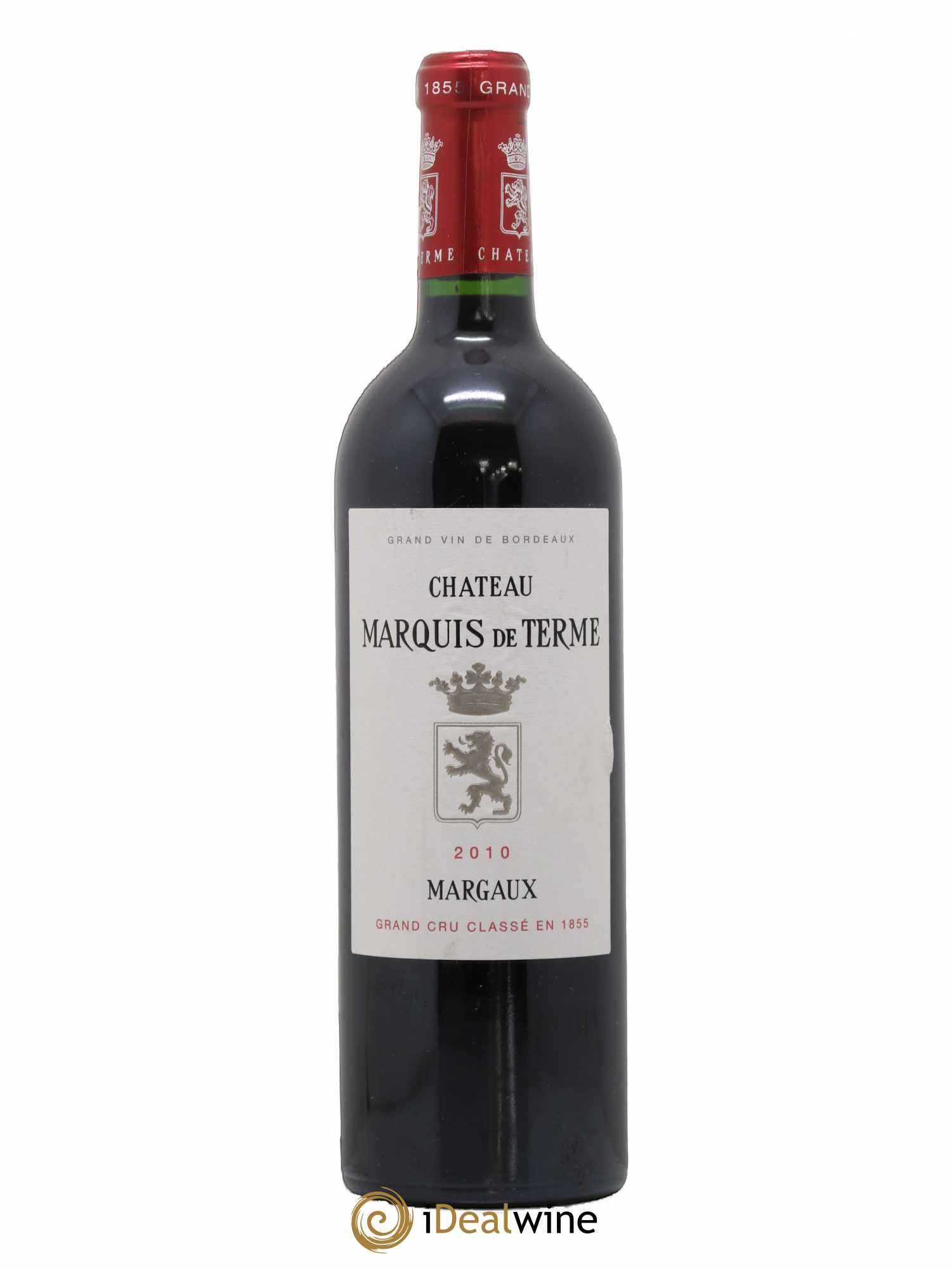 Château Marquis de Terme 4ème Grand Cru Classé 2010 - Lot de 1 bouteille - 0