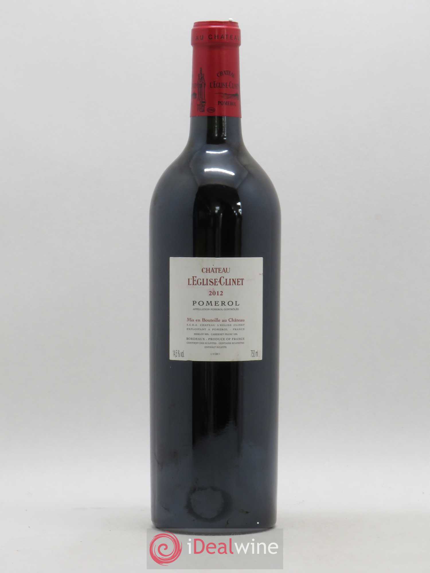 Château l' Église Clinet 2012 - Lot de 1 bouteille - 1