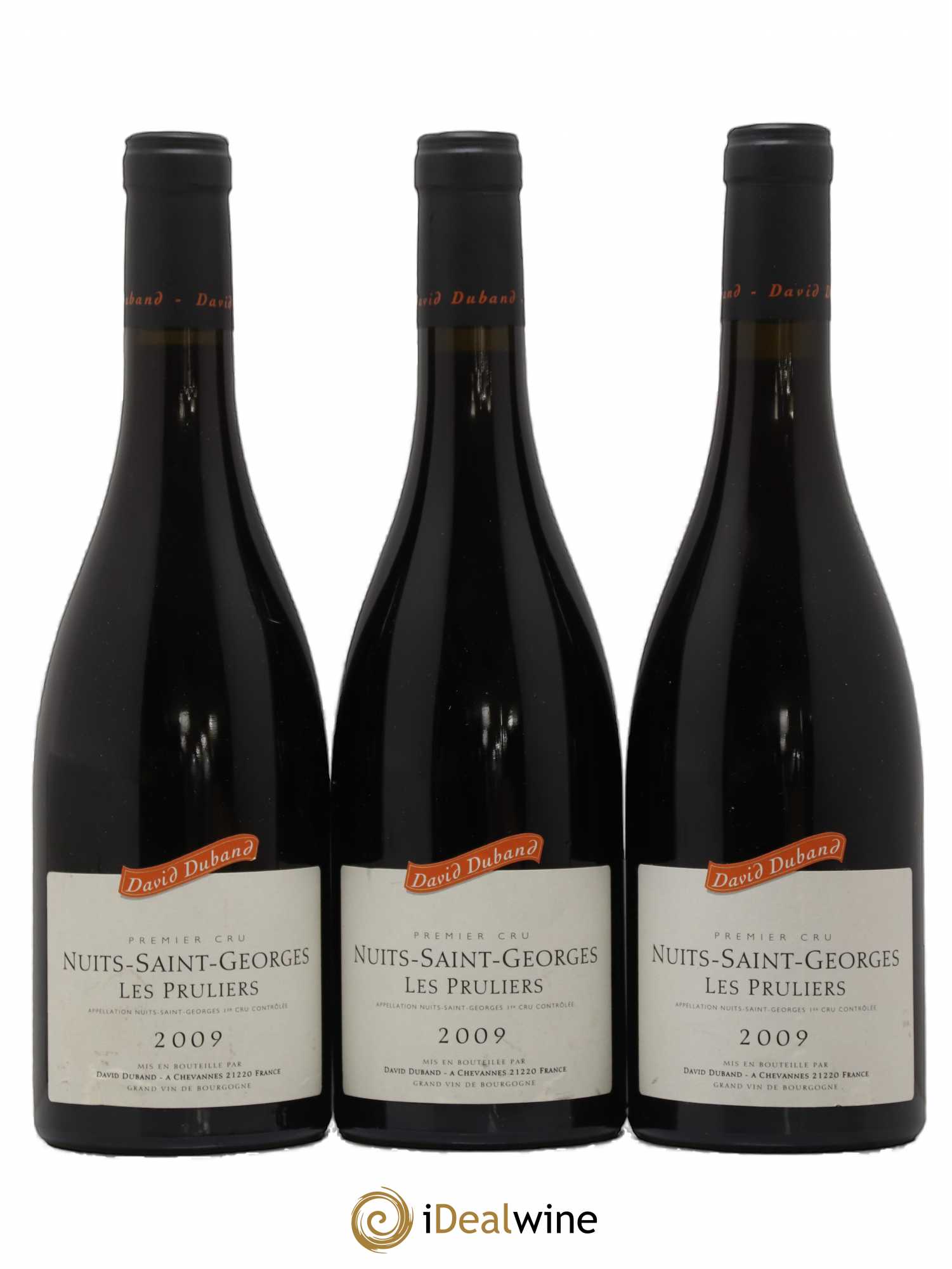 Nuits-Saint-Georges 1er Cru Les Pruliers David Duband (Domaine) 2009 - Lot de 3 bouteilles - 0