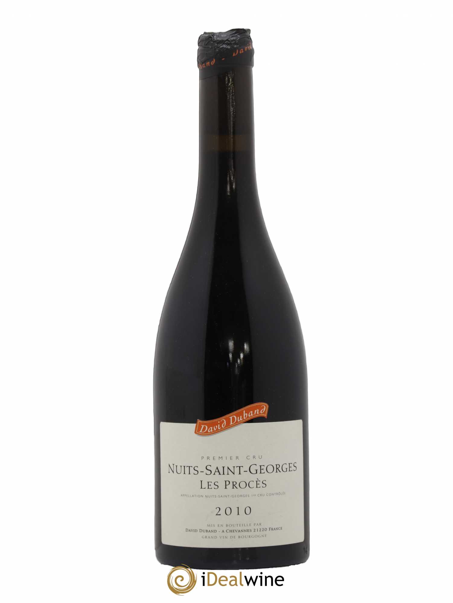 Nuits-Saint-Georges 1er Cru Les Procès David Duband (Domaine) 2010 - Lot de 1 bouteille - 0