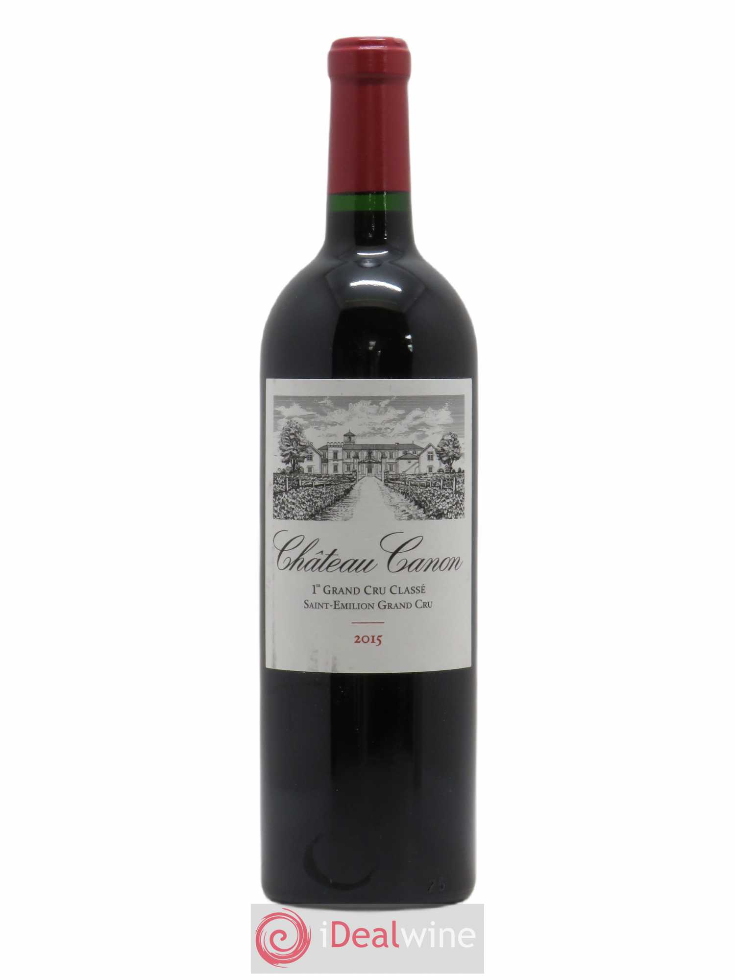 Château Canon 1er Grand Cru Classé B 2015 - Lot de 1 bouteille - 0