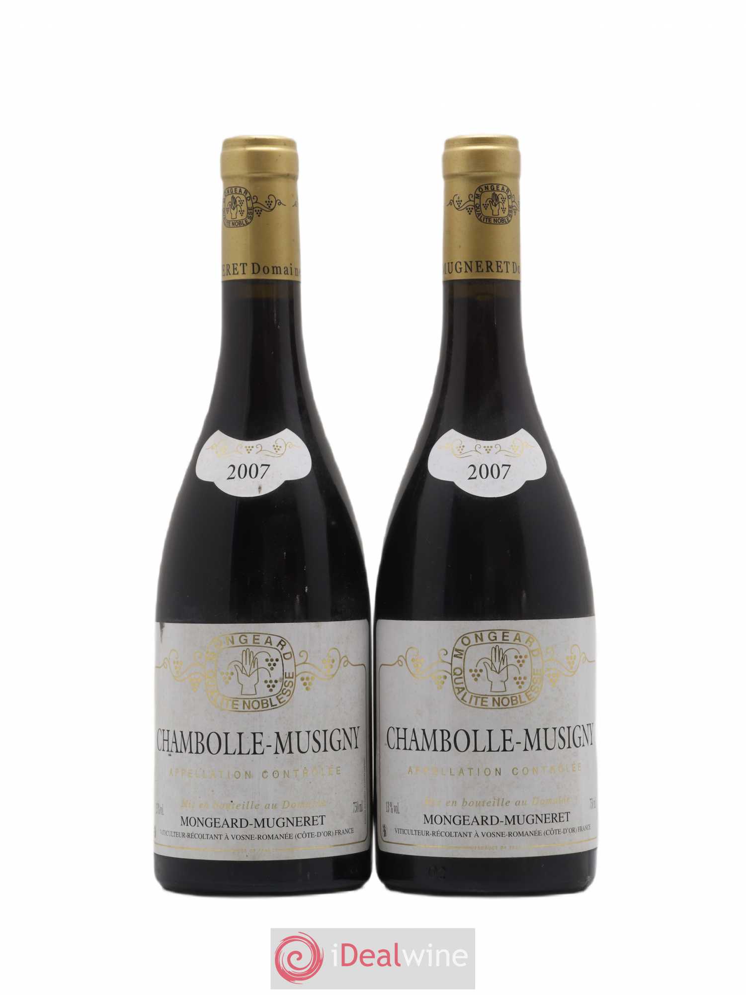 Chambolle-Musigny Mongeard-Mugneret (Domaine) 2007 - Lot de 2 bouteilles - 0