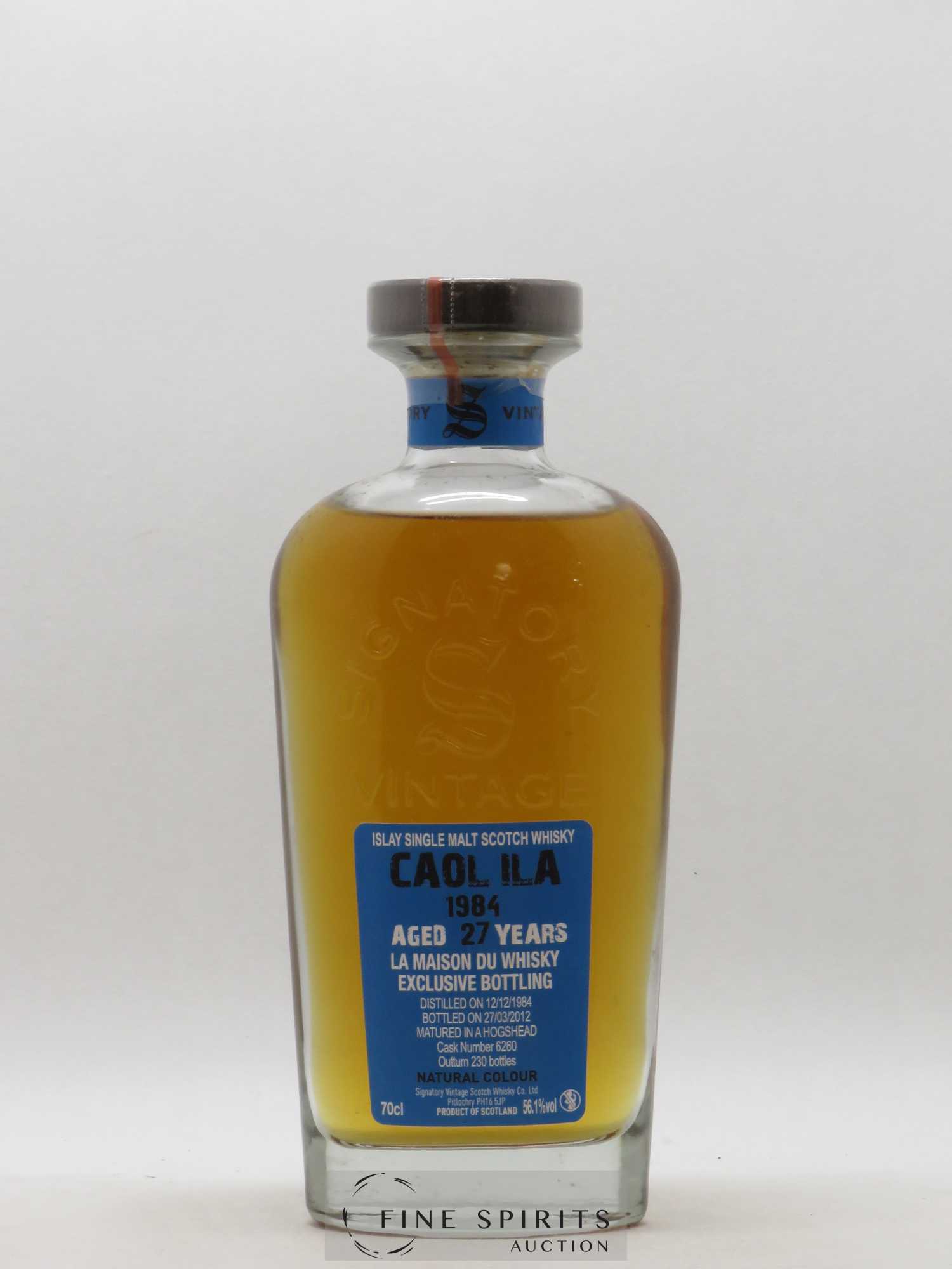 Caol Ila 27 years 1984 Signatory Vintage Single Cask 6260 LMDW Cask Strength Collection - Posten von 1 Flasche - 1