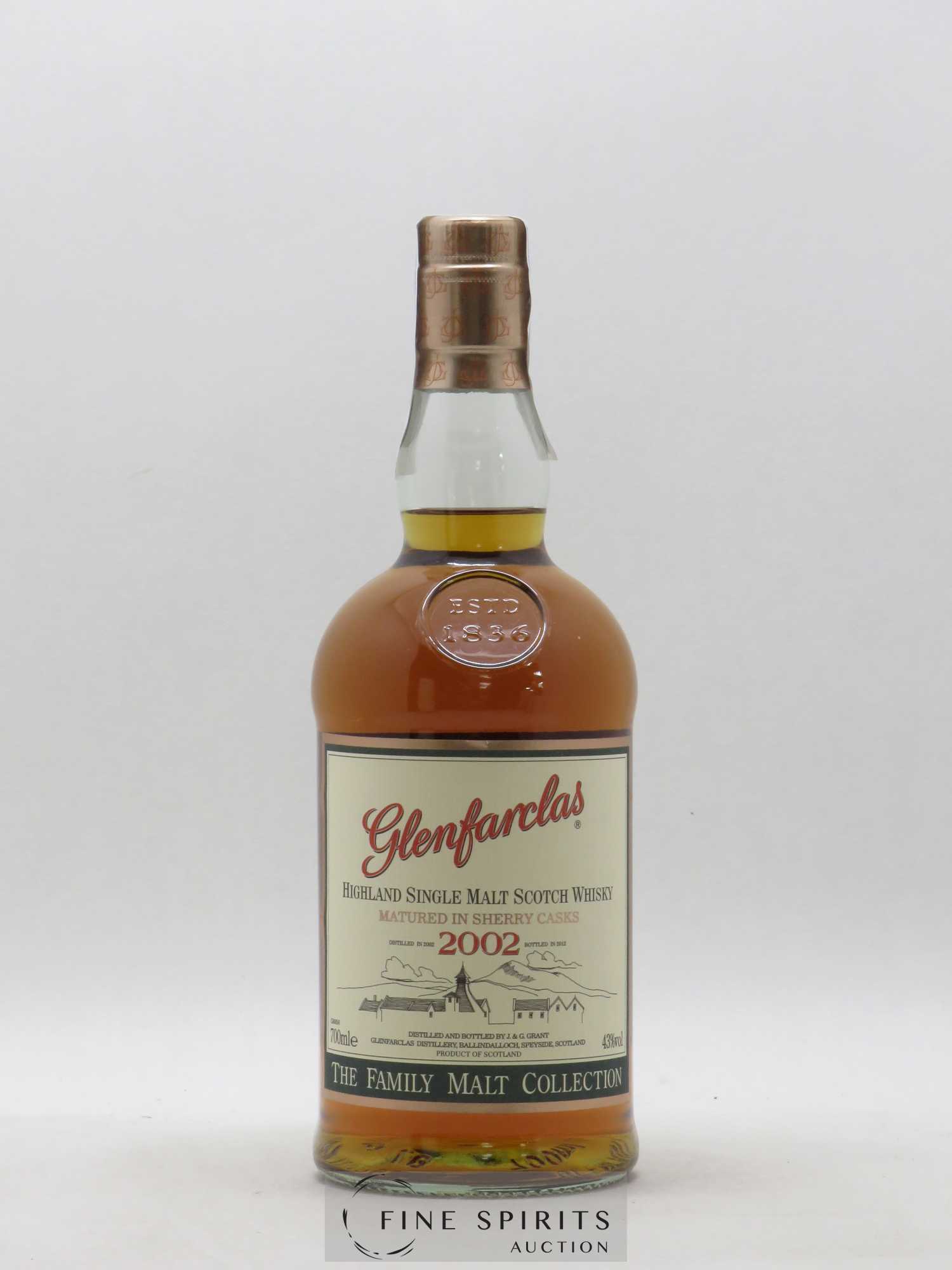 Glenfarclas 2002 Of. bottled in 2012 The Family Malt Collection - Lot de 1 bouteille - 1
