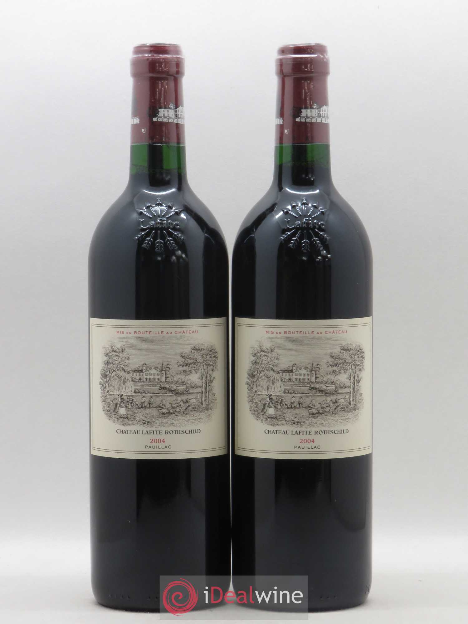 Château Lafite Rothschild 1er Grand Cru Classé 2004 - Lot de 2 bouteilles - 0