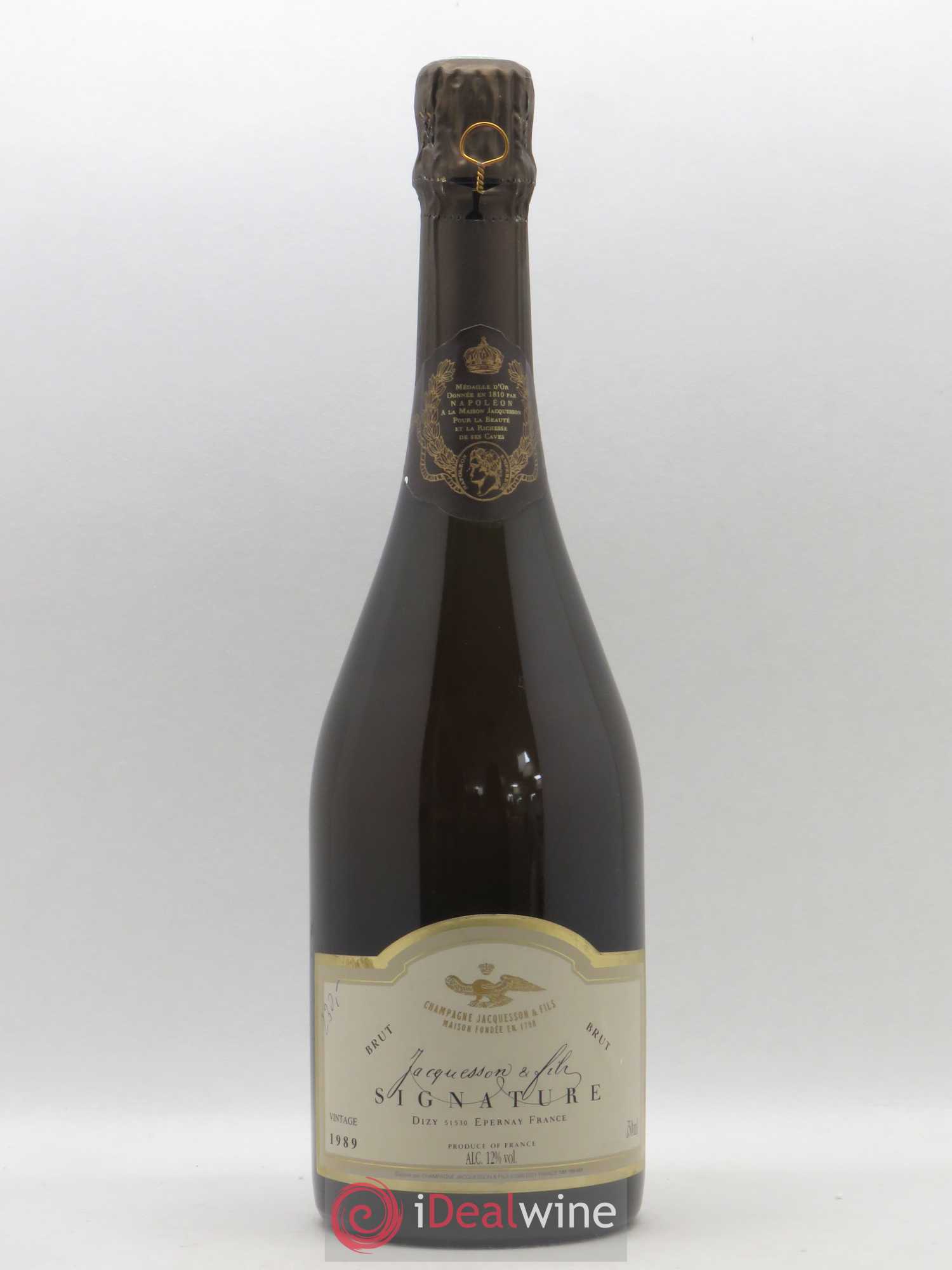 Millésimé Jacquesson Signature 1989 - Lot de 1 bouteille - 0