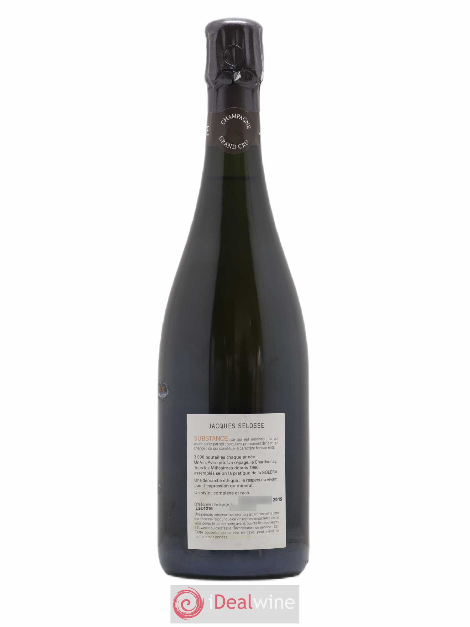 Substance Jacques Selosse - Lot de 1 bouteille - 1