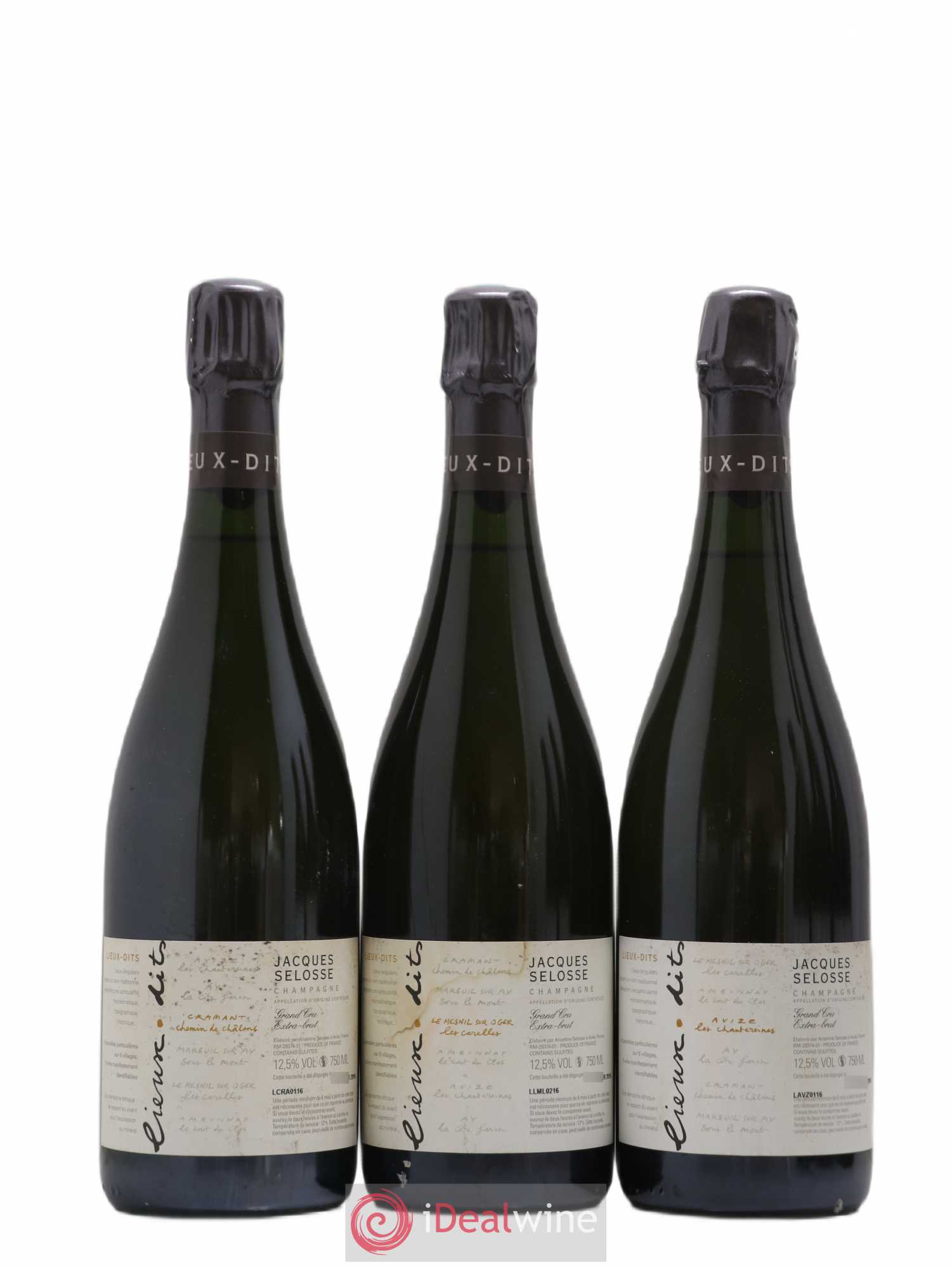 Caisse Collection Lieux-dits Jacques Selosse - Lot de 6 bouteilles - 1