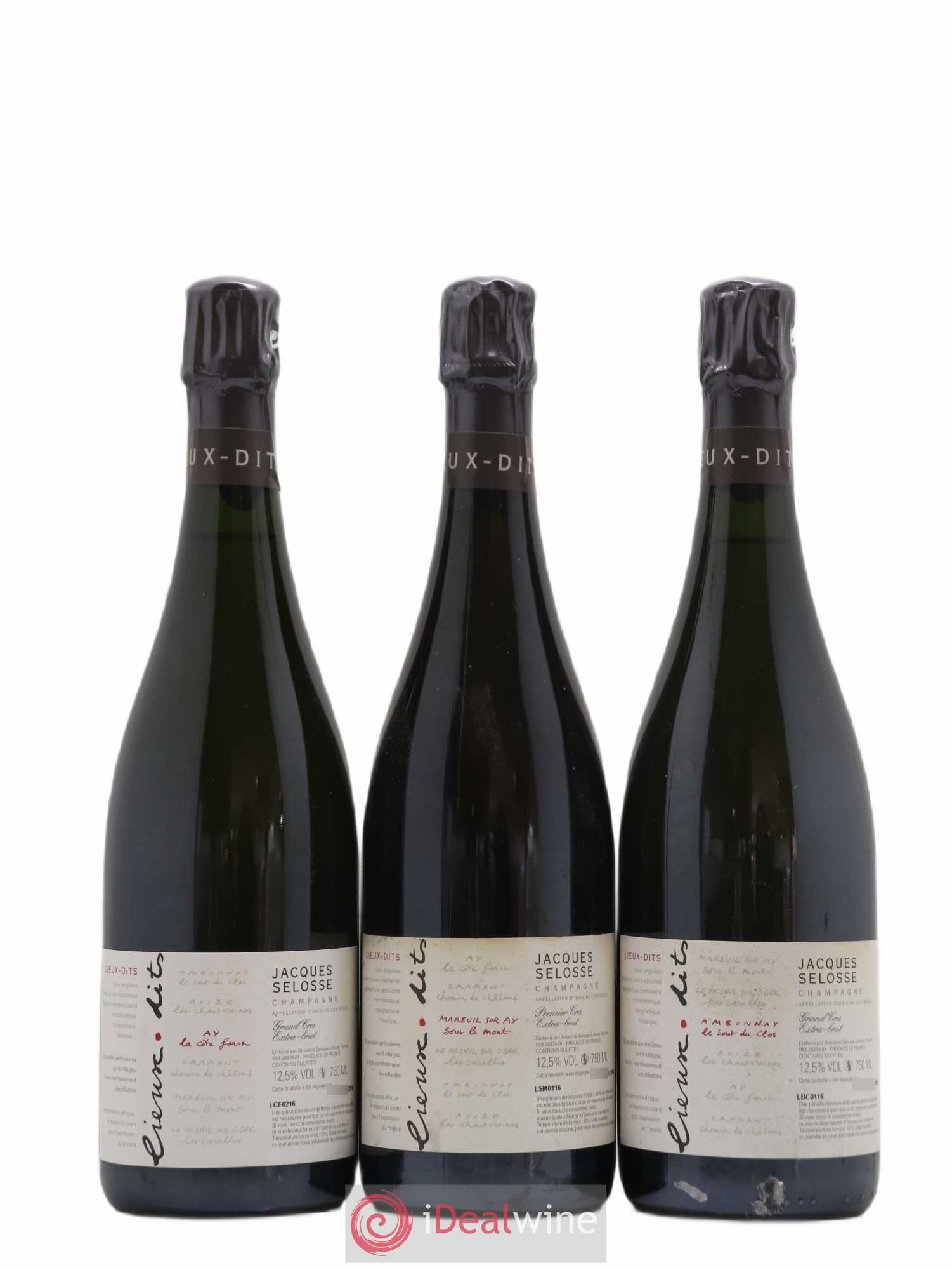 Caisse Collection Lieux-dits Jacques Selosse - Lot de 6 bouteilles - 2
