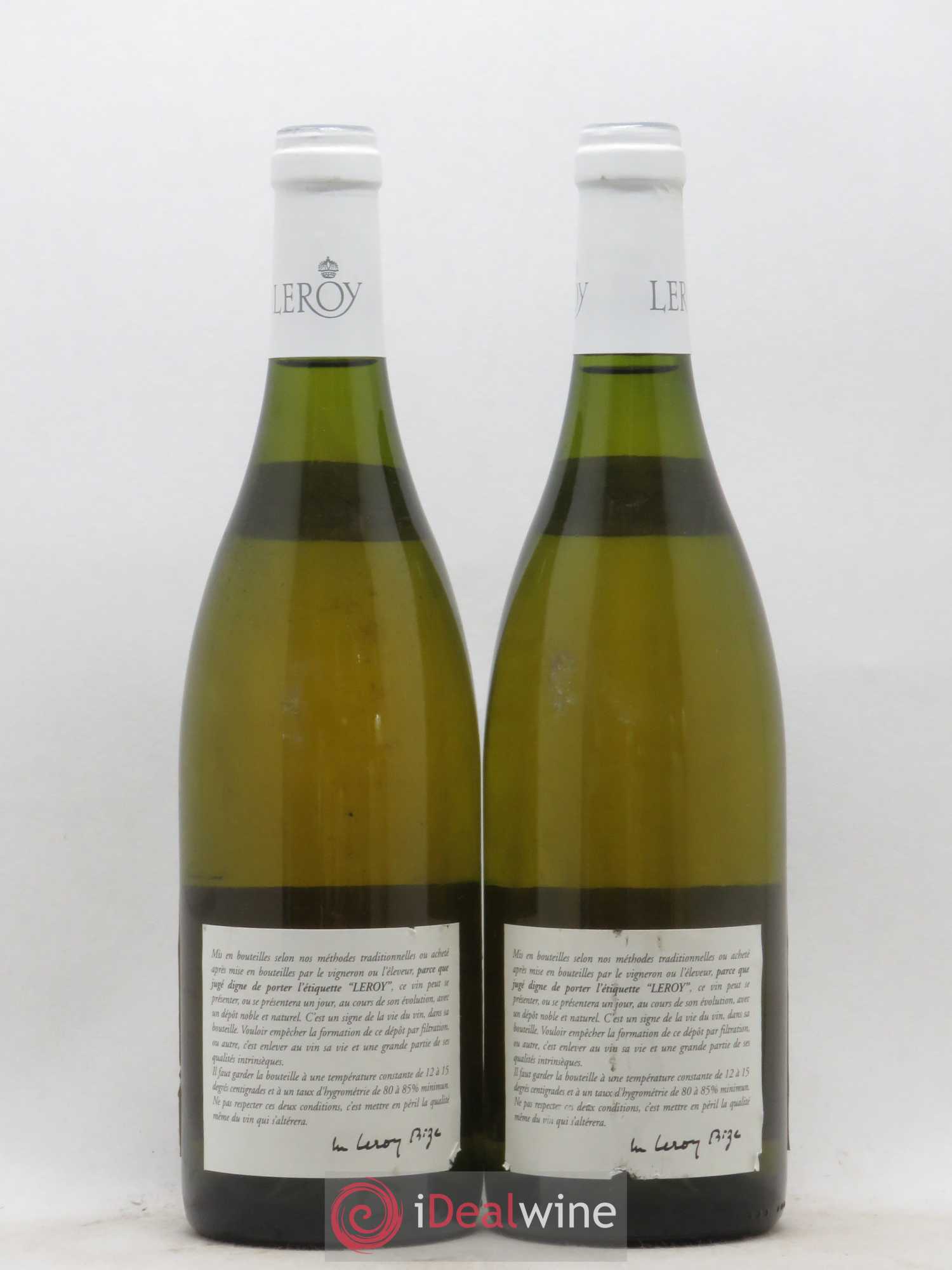Meursault Leroy SA 2001 - Lot de 2 bouteilles - 1