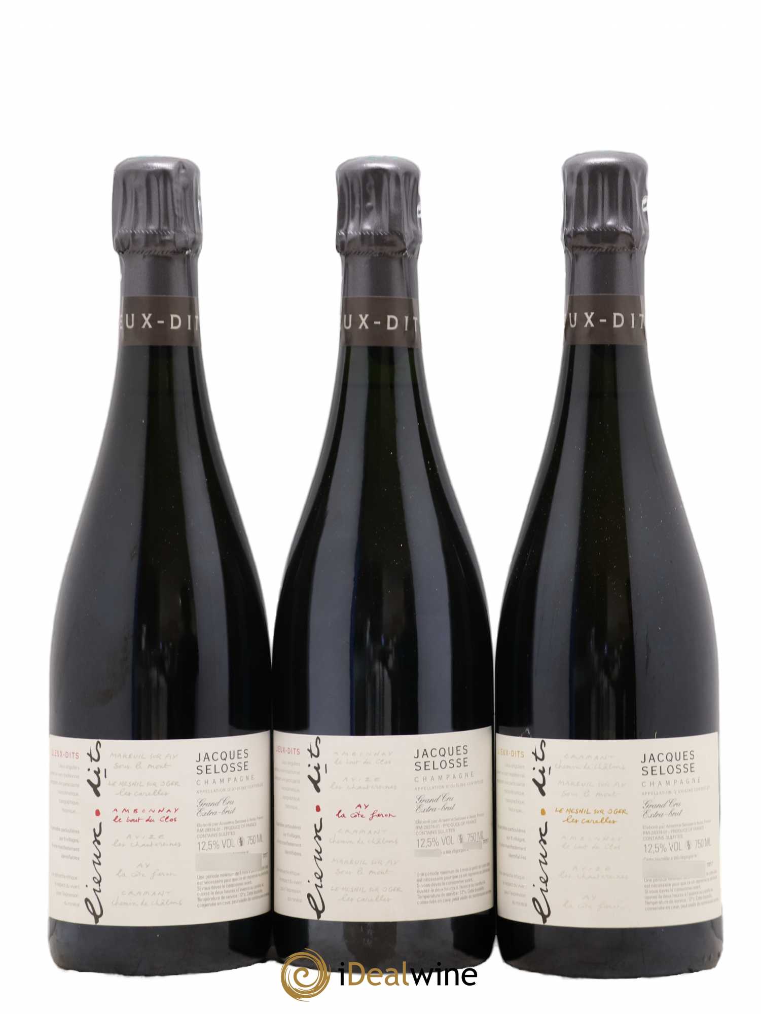 Caisse Collection Lieux-dits Jacques Selosse - Lot de 6 bouteilles - 1