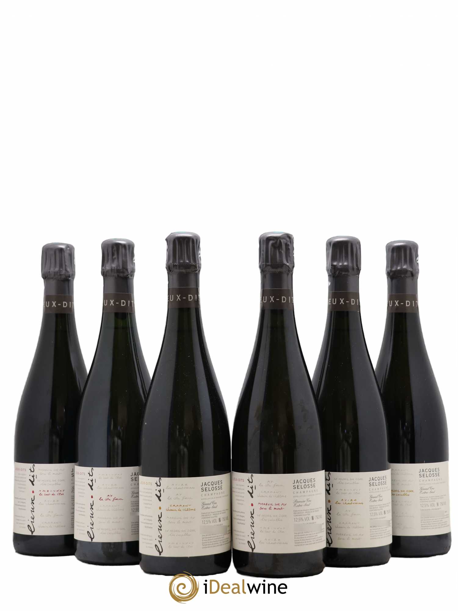 Caisse Collection Lieux-dits Jacques Selosse - Lot de 6 bouteilles - 0