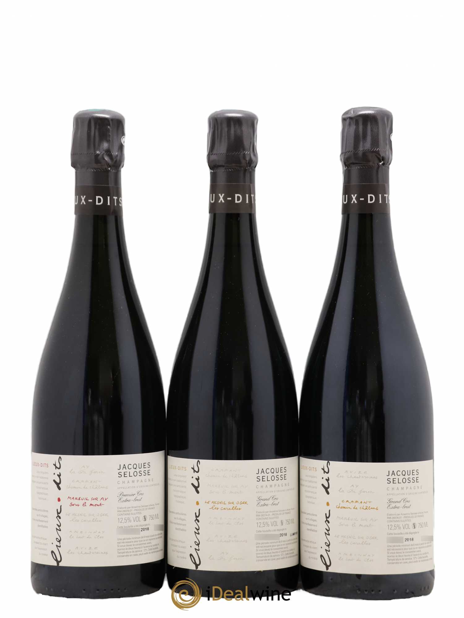 Caisse Collection Lieux-dits Jacques Selosse - Lot de 6 bouteilles - 1