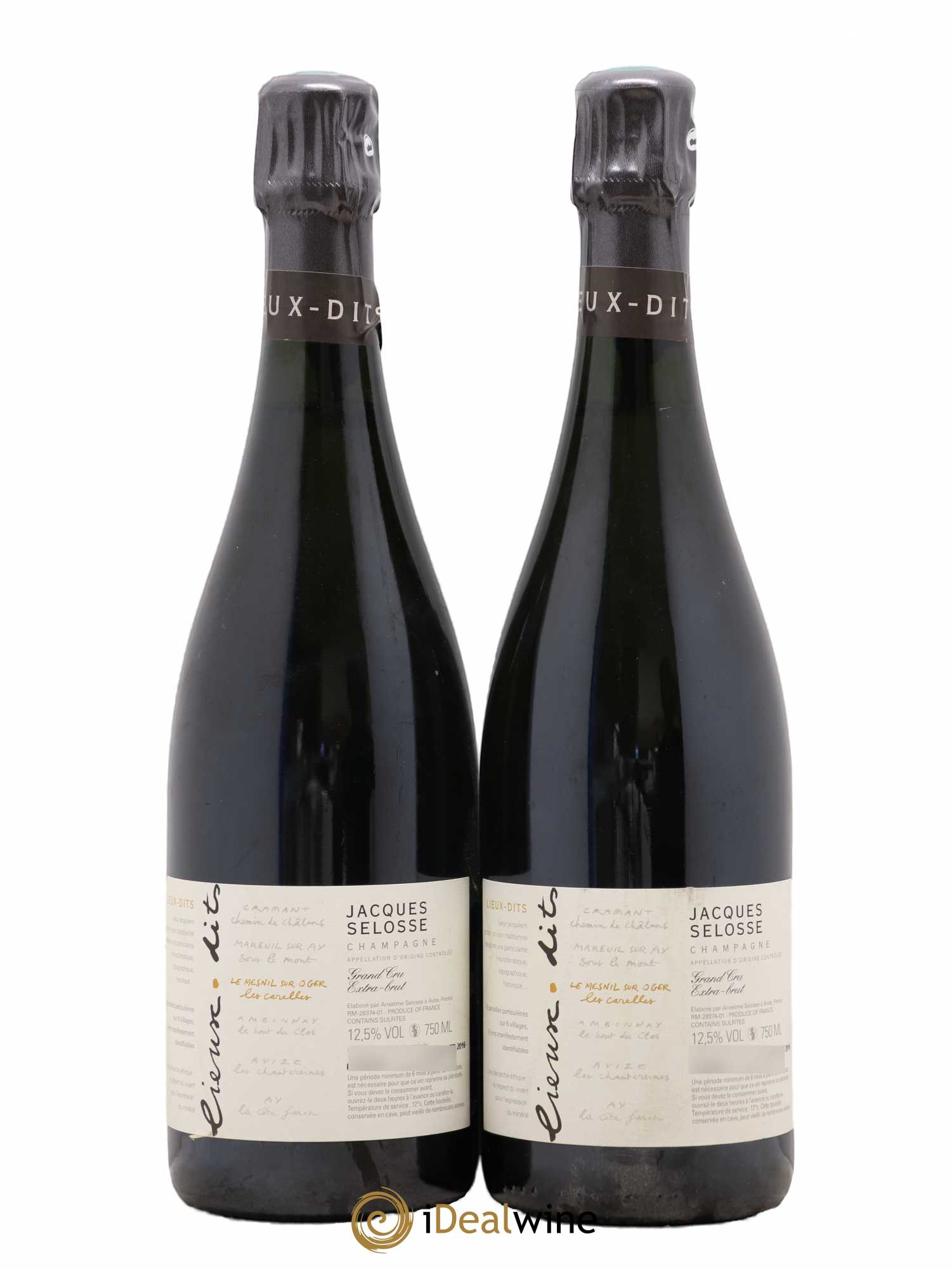 Les Carelles Blanc de Blancs Jacques Selosse - Lot de 2 bouteilles - 0