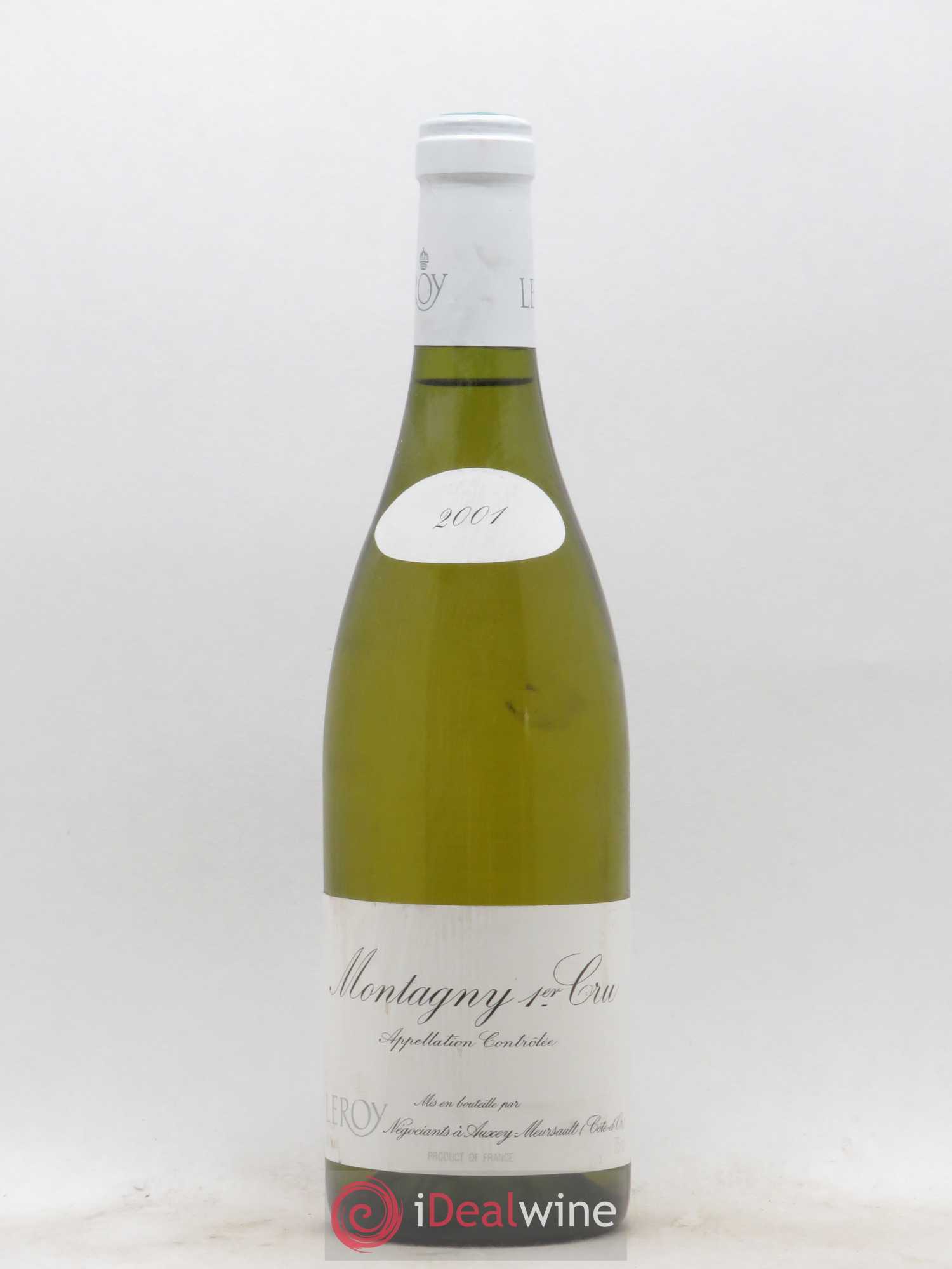 Montagny 1er Cru Leroy SA 2001 - Posten von 1 Flasche - 0