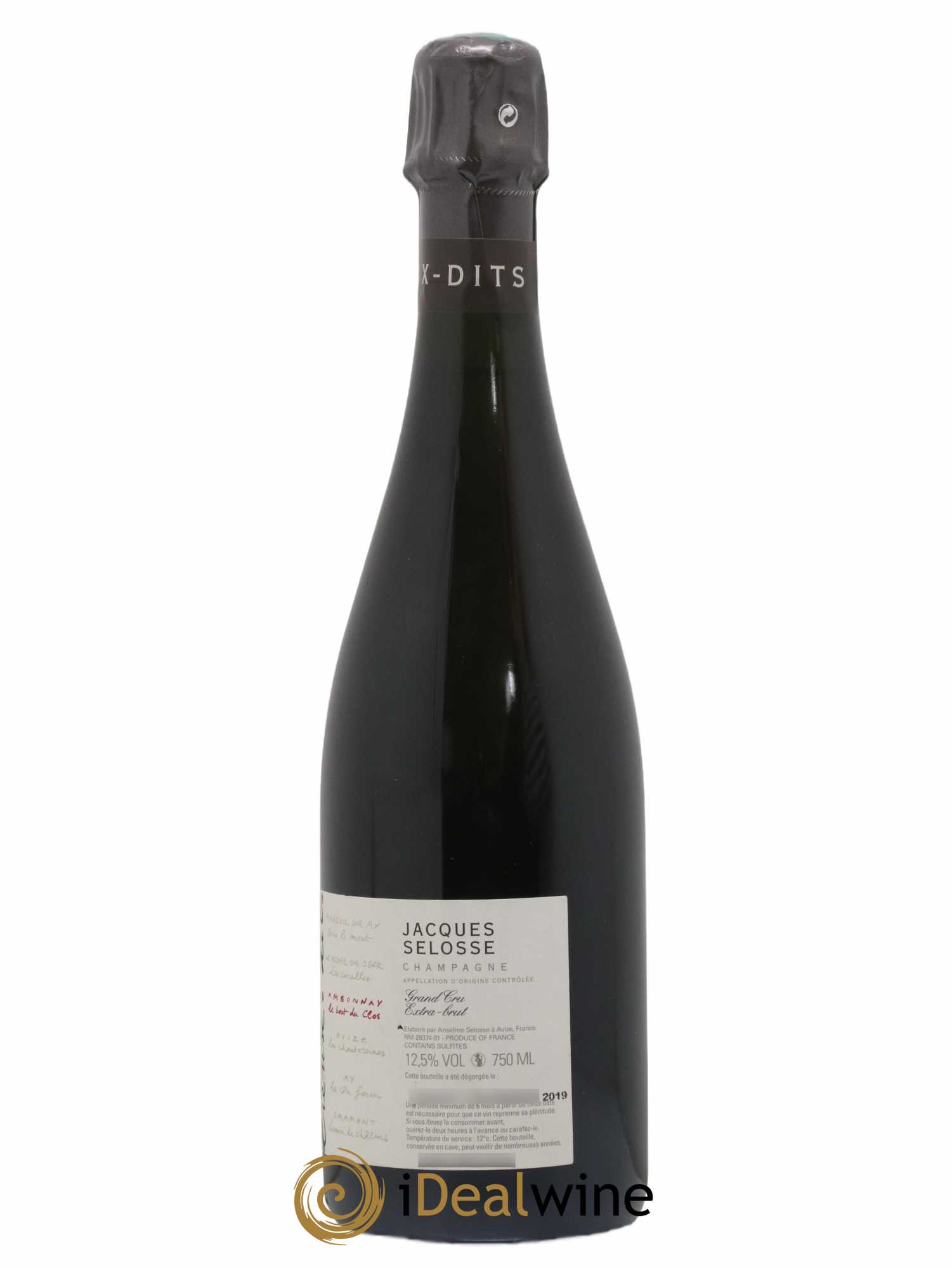 Ambonnay Le Bout du Clos Grand Cru Extra-Brut Jacques Selosse - Lot of 1 bottle - 1