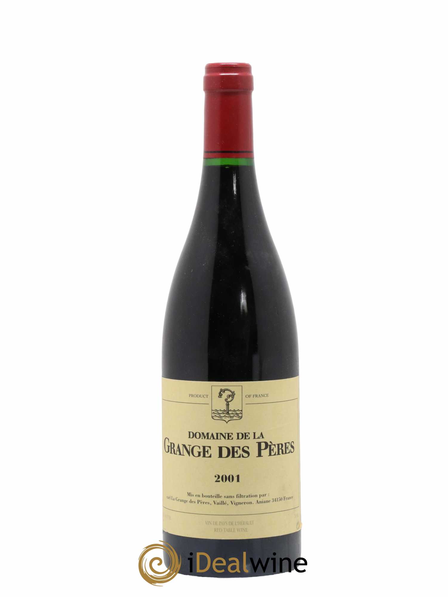 Pays d'Hérault Grange des Pères Laurent Vaillé 2001 - Lot de 1 bouteille - 0
