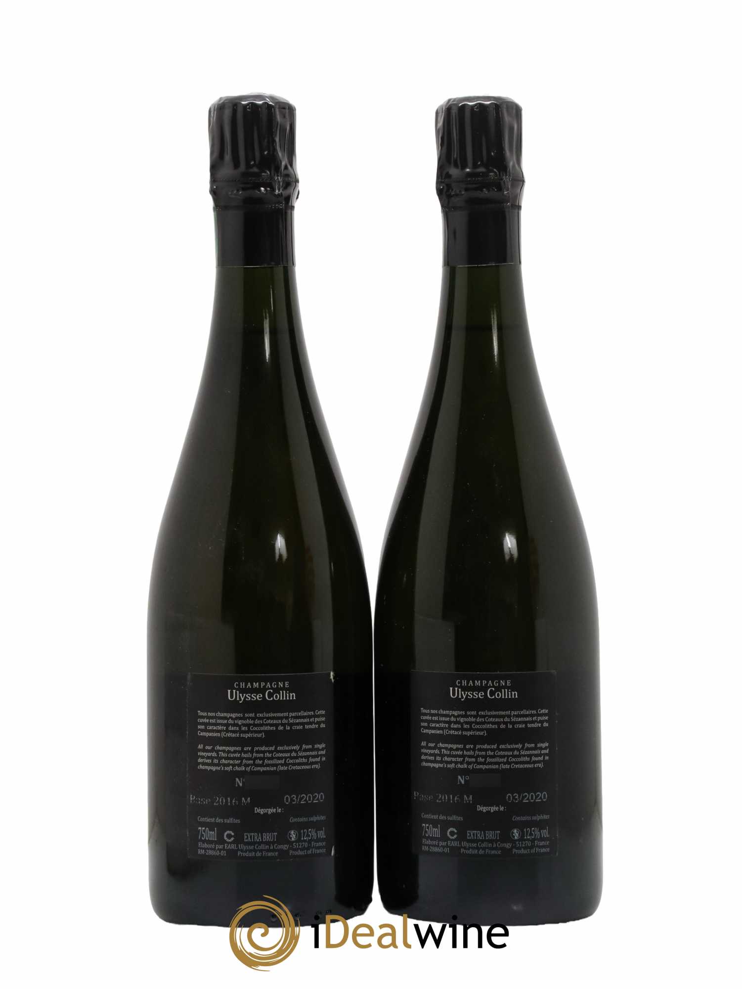 Les Maillons Blanc de Noirs Extra-Brut Ulysse Collin - Lot de 2 bouteilles - 1