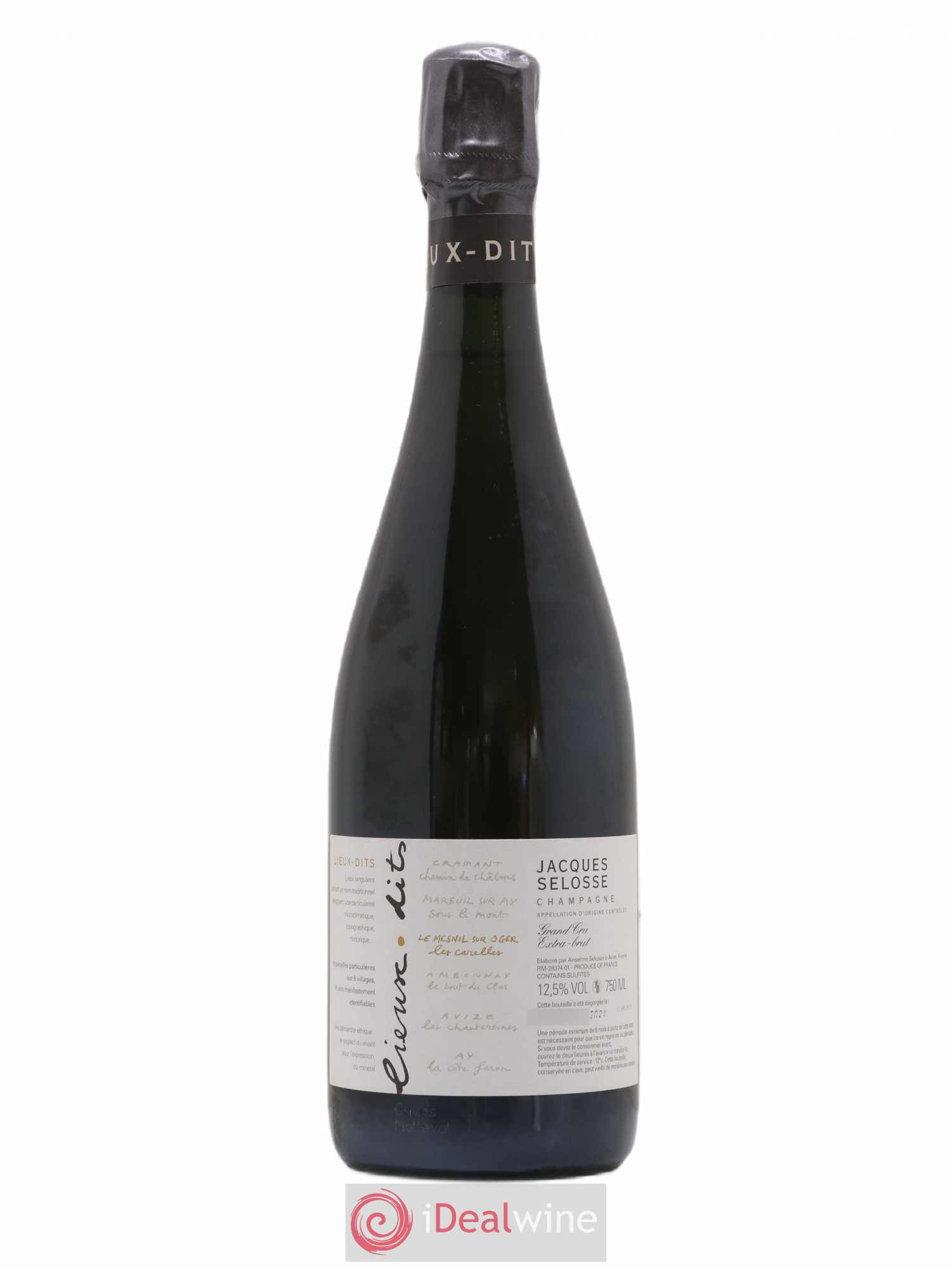 Les Carelles Blanc de Blancs Jacques Selosse - Lot de 1 bouteille - 0