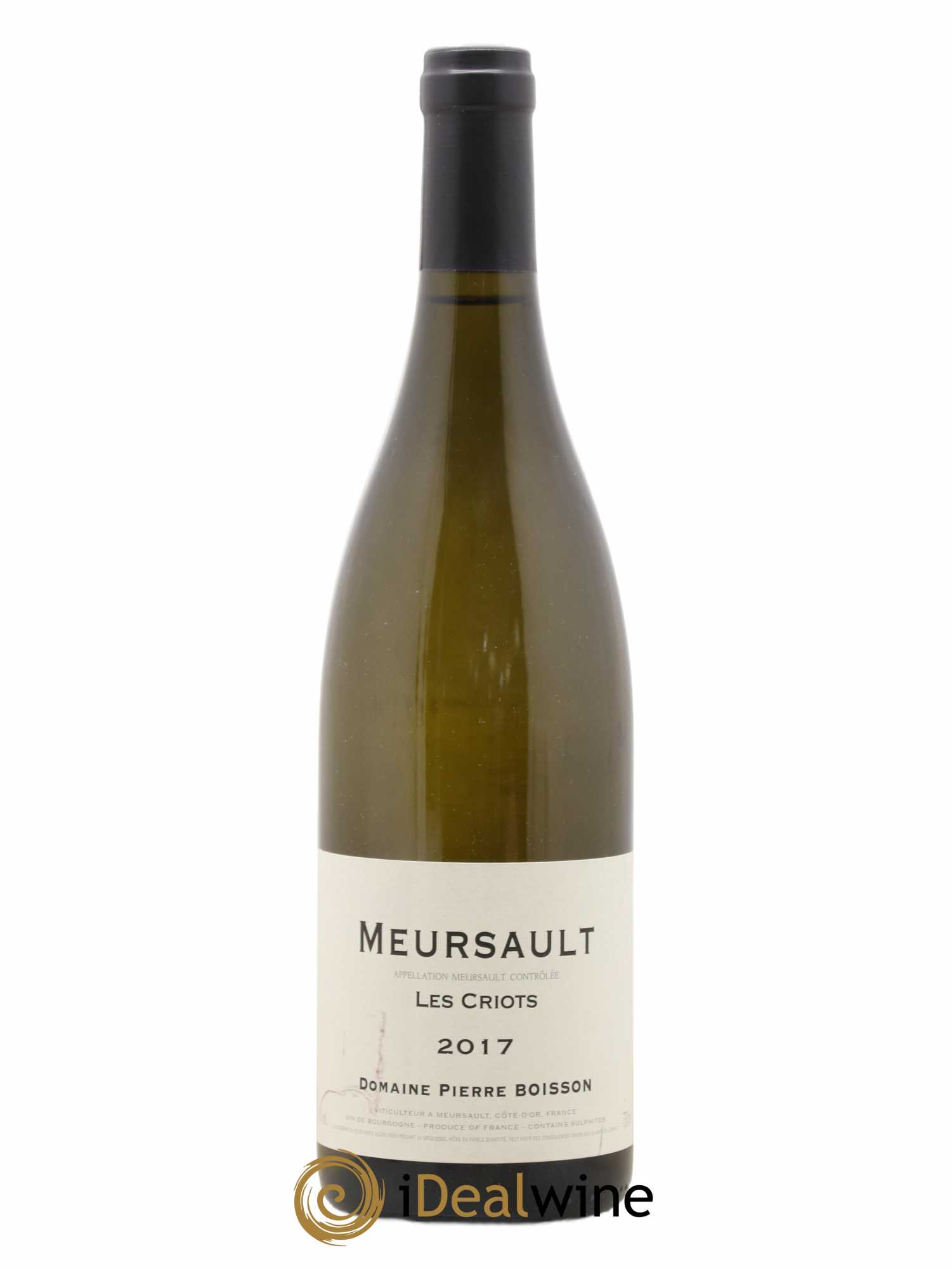 Meursault Les Criots Pierre Boisson (Domaine) 2017 - Lot de 1 bouteille - 0