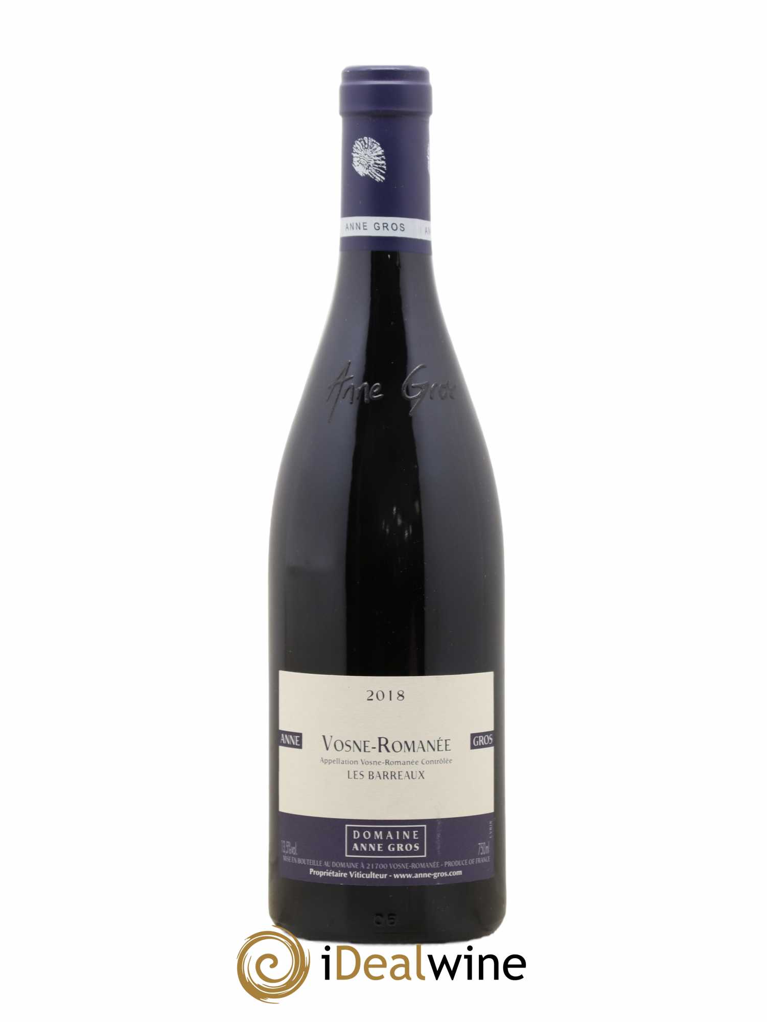 Vosne-Romanée Les Barreaux Anne Gros 2018 - Lot de 1 bouteille - 0
