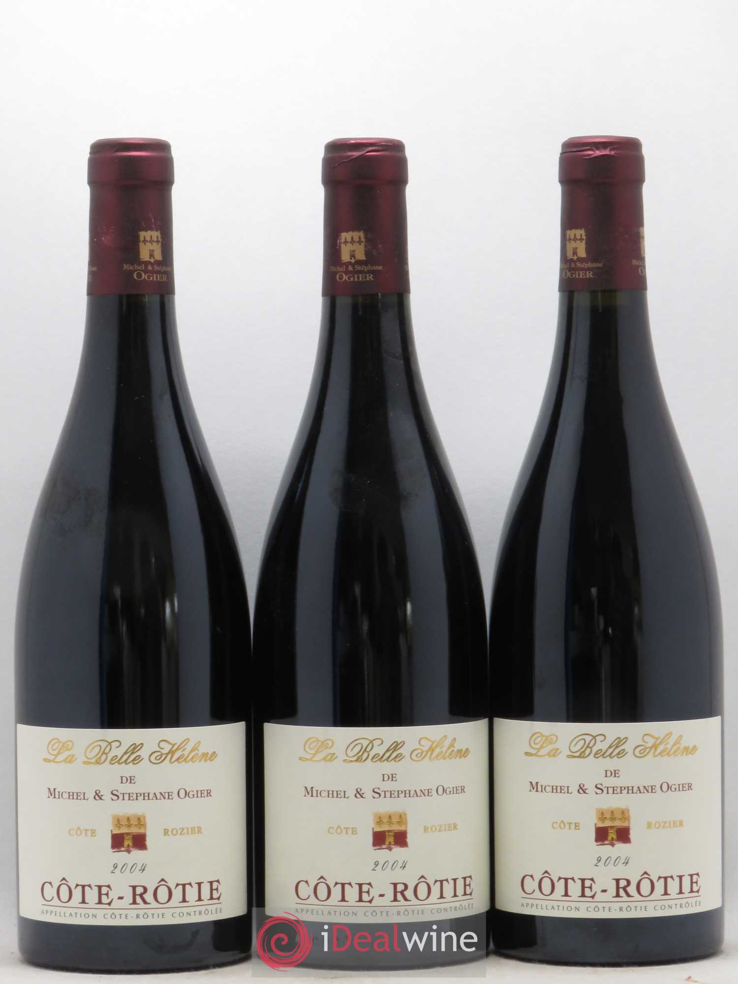 Côte-Rôtie La Belle Hélène Stéphane Ogier 2004 - Lot de 3 bouteilles - 0