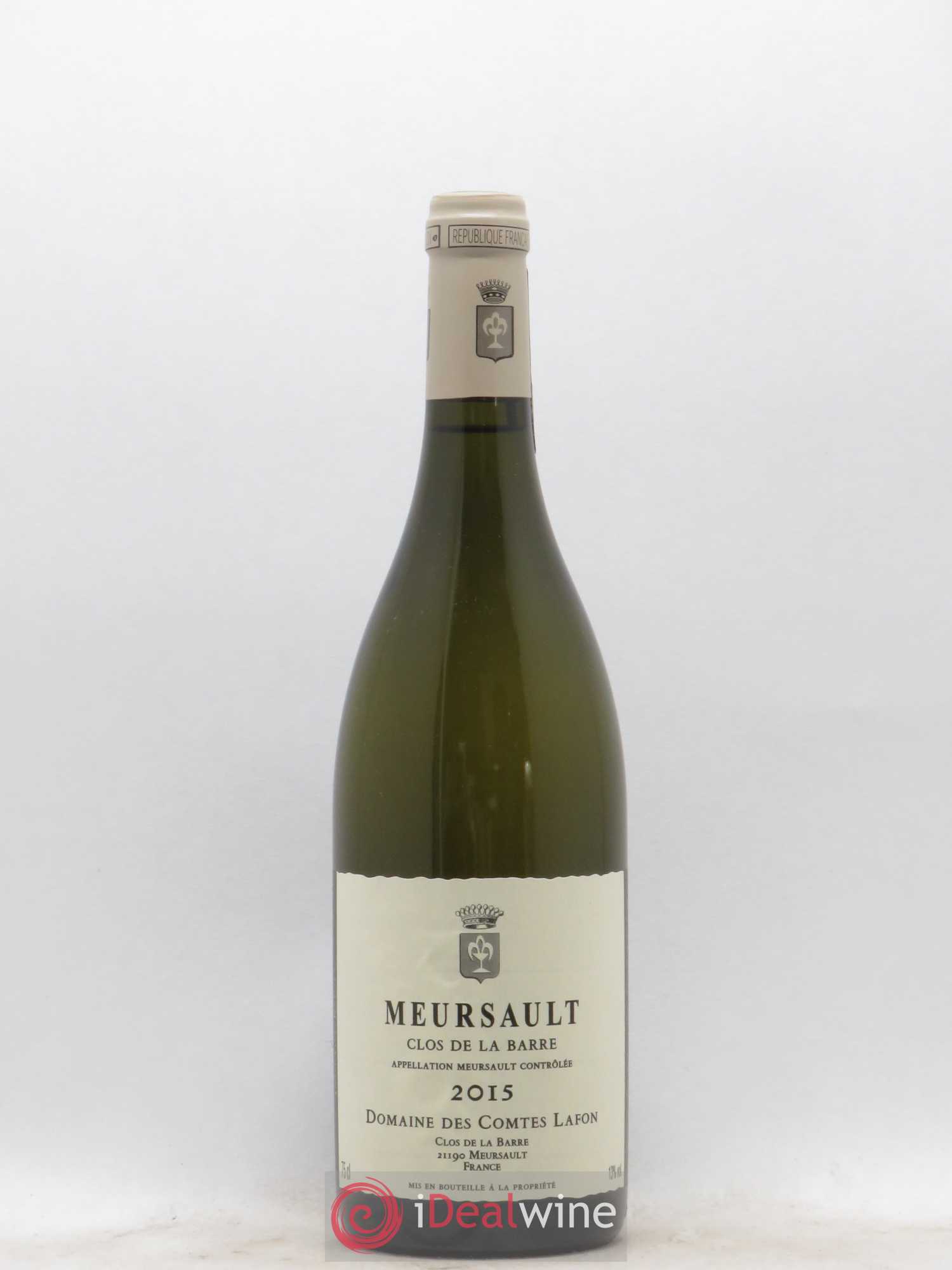 Meursault Clos de la Barre Comtes Lafon (Domaine des) 2015 - Lot de 1 bouteille - 0