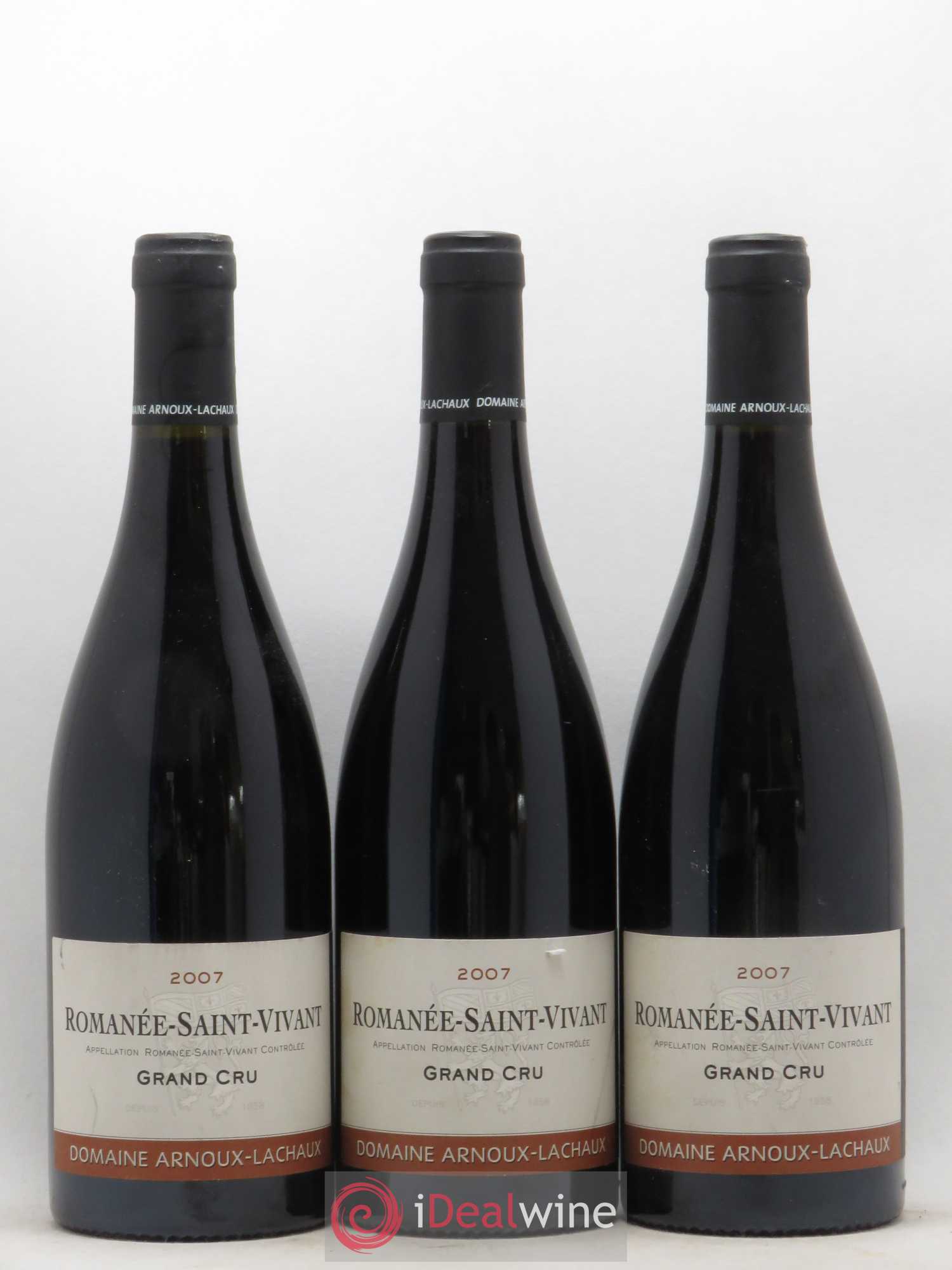 Romanée-Saint-Vivant Grand Cru Arnoux-Lachaux (Domaine) 2007 - Lot de 3 bouteilles - 0