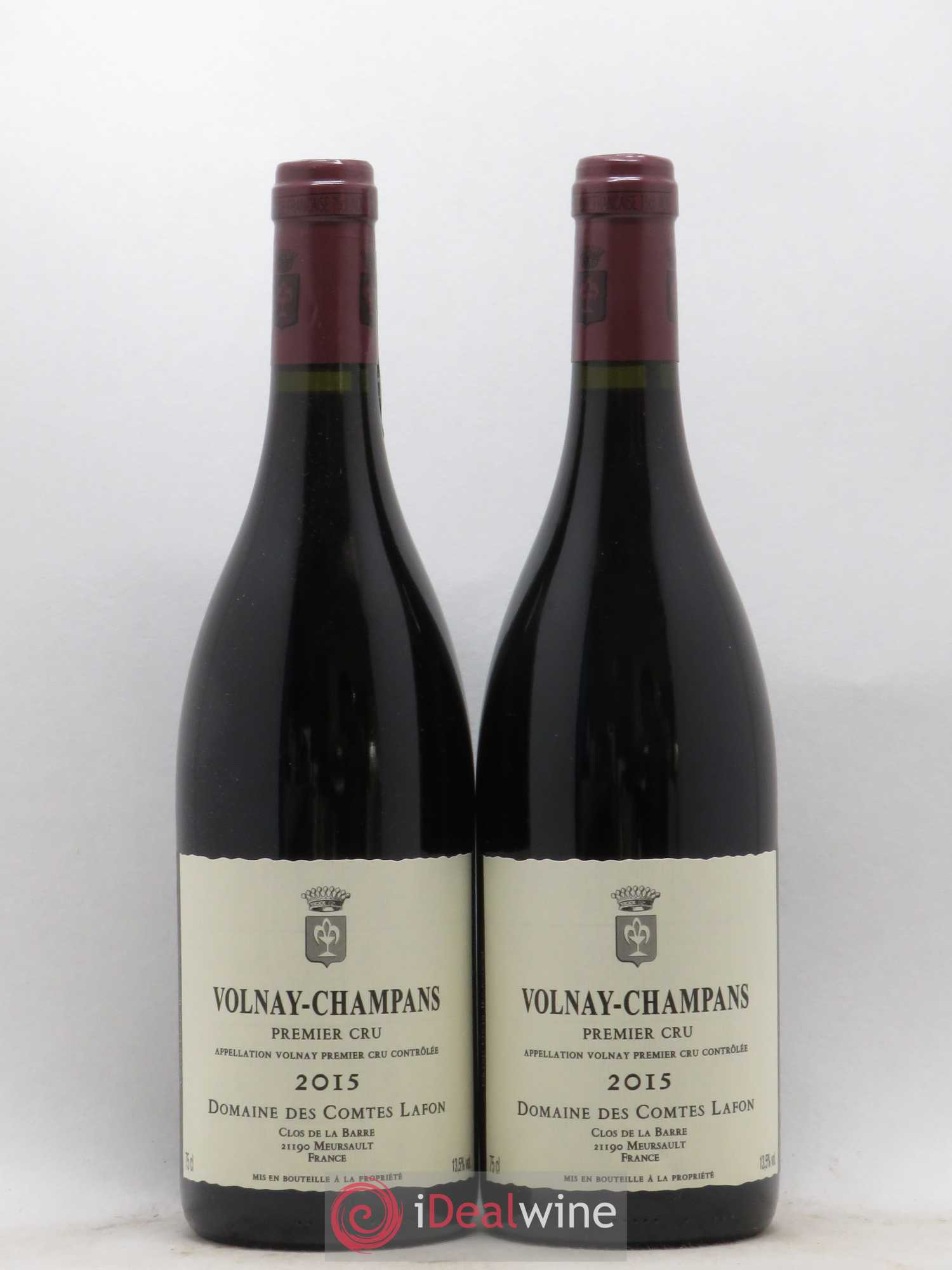 Volnay 1er Cru Champans Comtes Lafon (Domaine des) 2015 - Lot de 2 bouteilles - 0